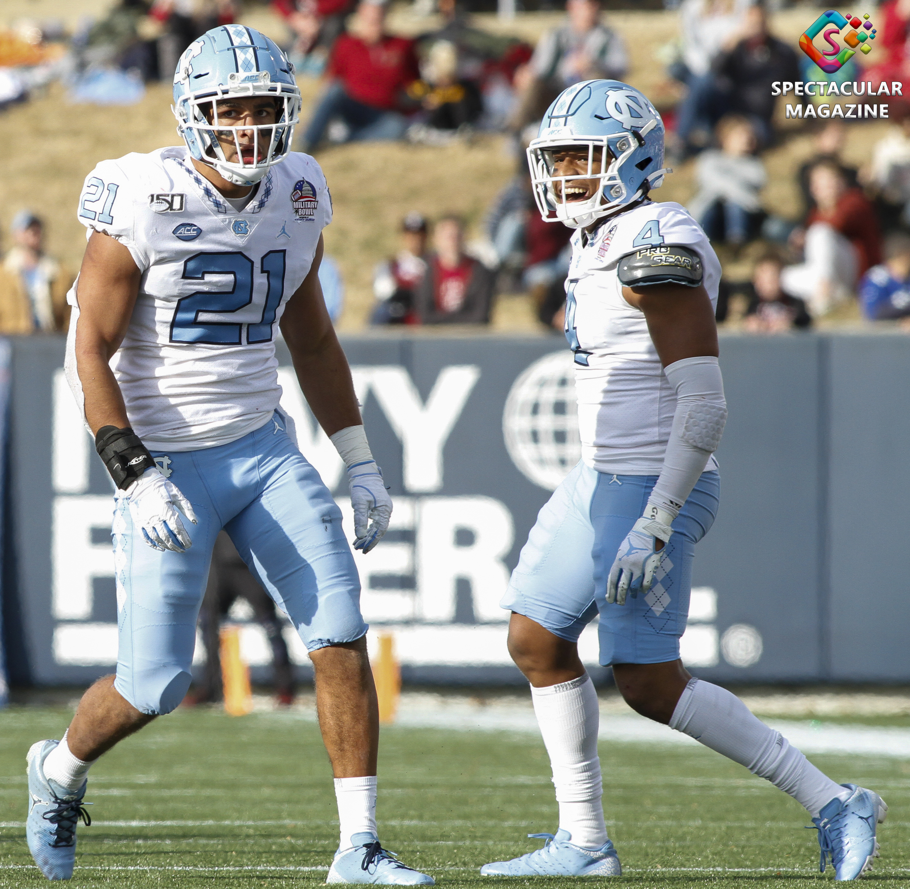 Chazz Surratt, Trey Morrison, North Carolina vs. Temple Football 2019 Military Bowl