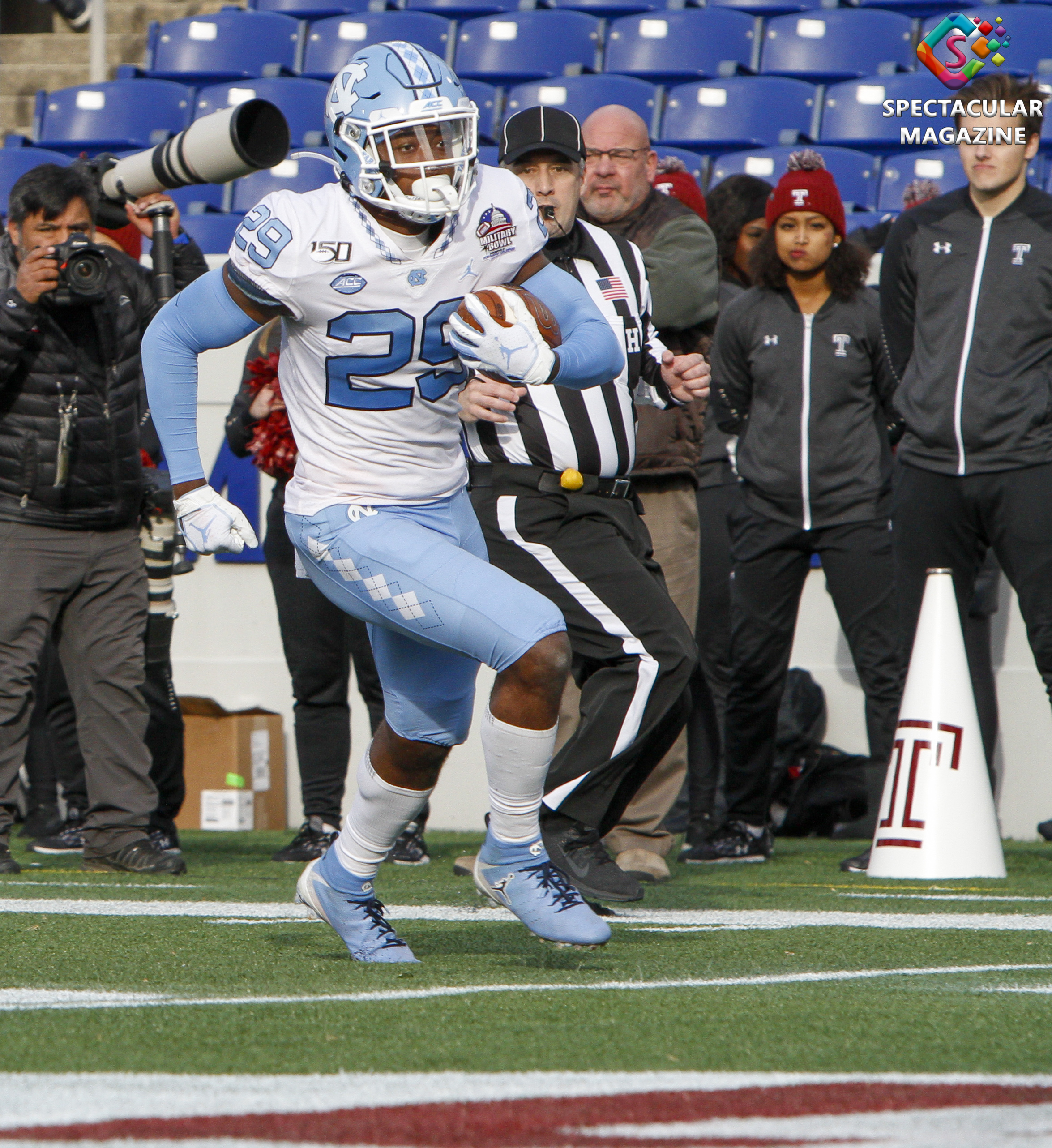 Storm Duck, North Carolina vs. Temple Football 2019 Military Bowl