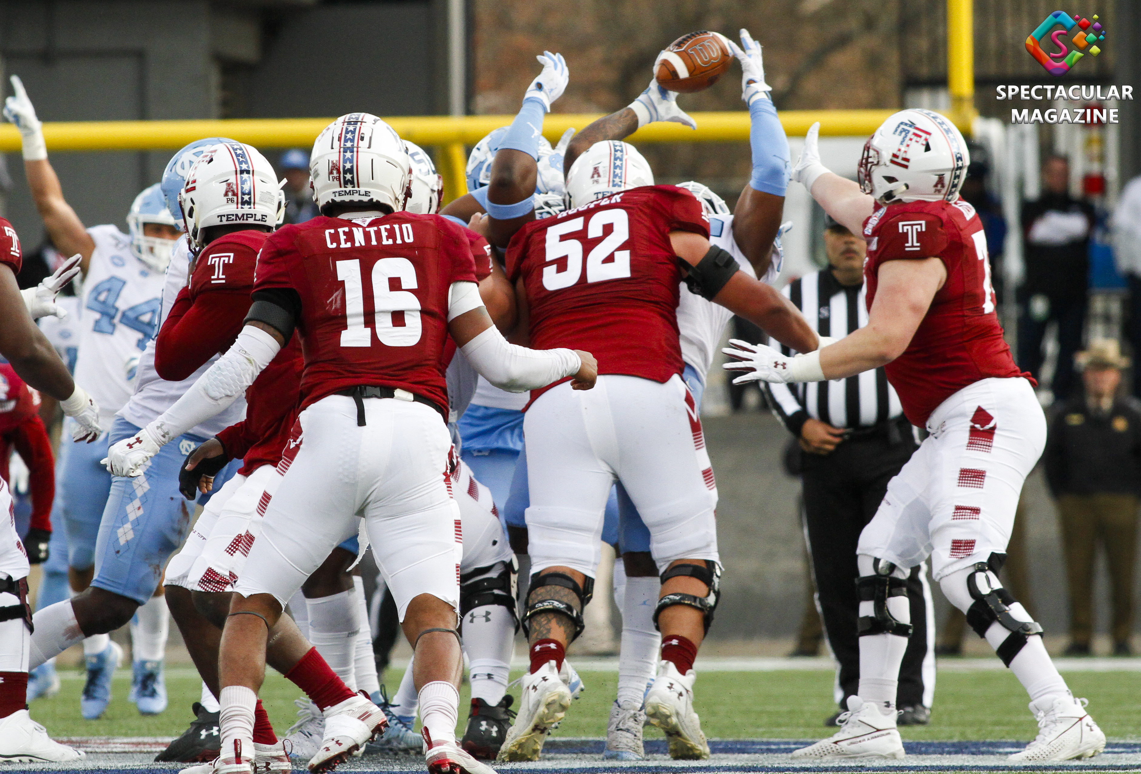 Tomon Fox, North Carolina vs. Temple Football 2019 Military Bowl