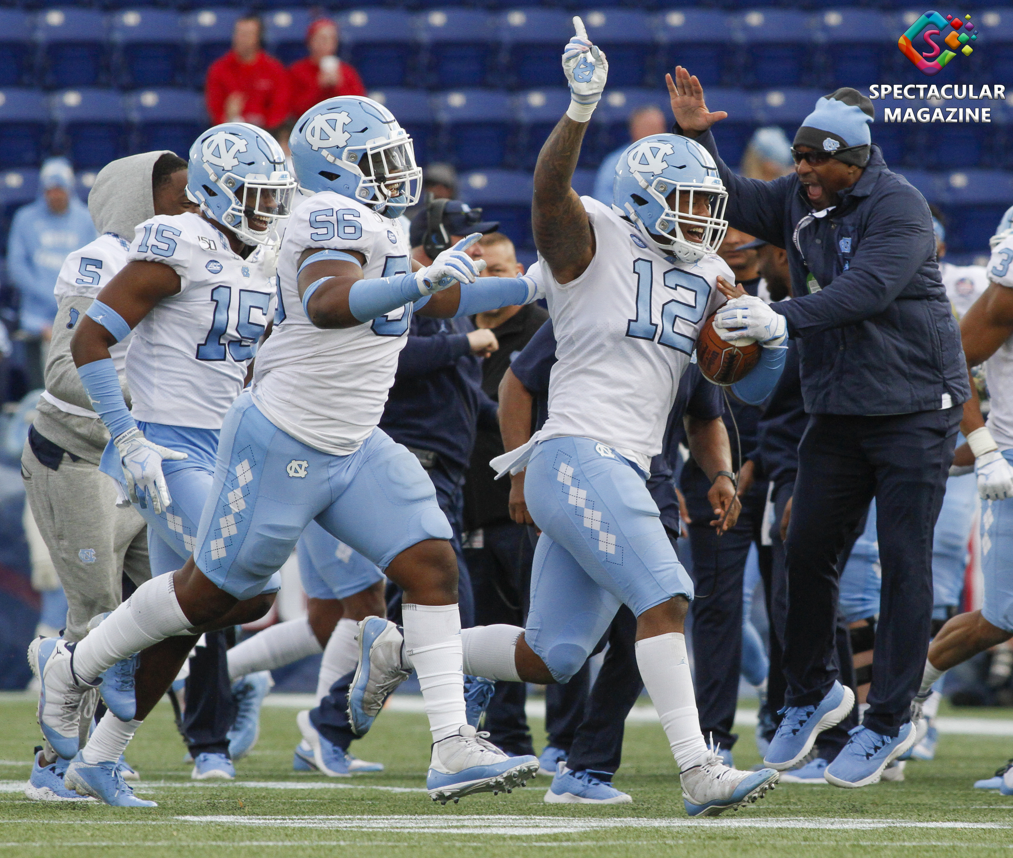 Tomon Fox, North Carolina vs. Temple Football 2019 Military Bowl