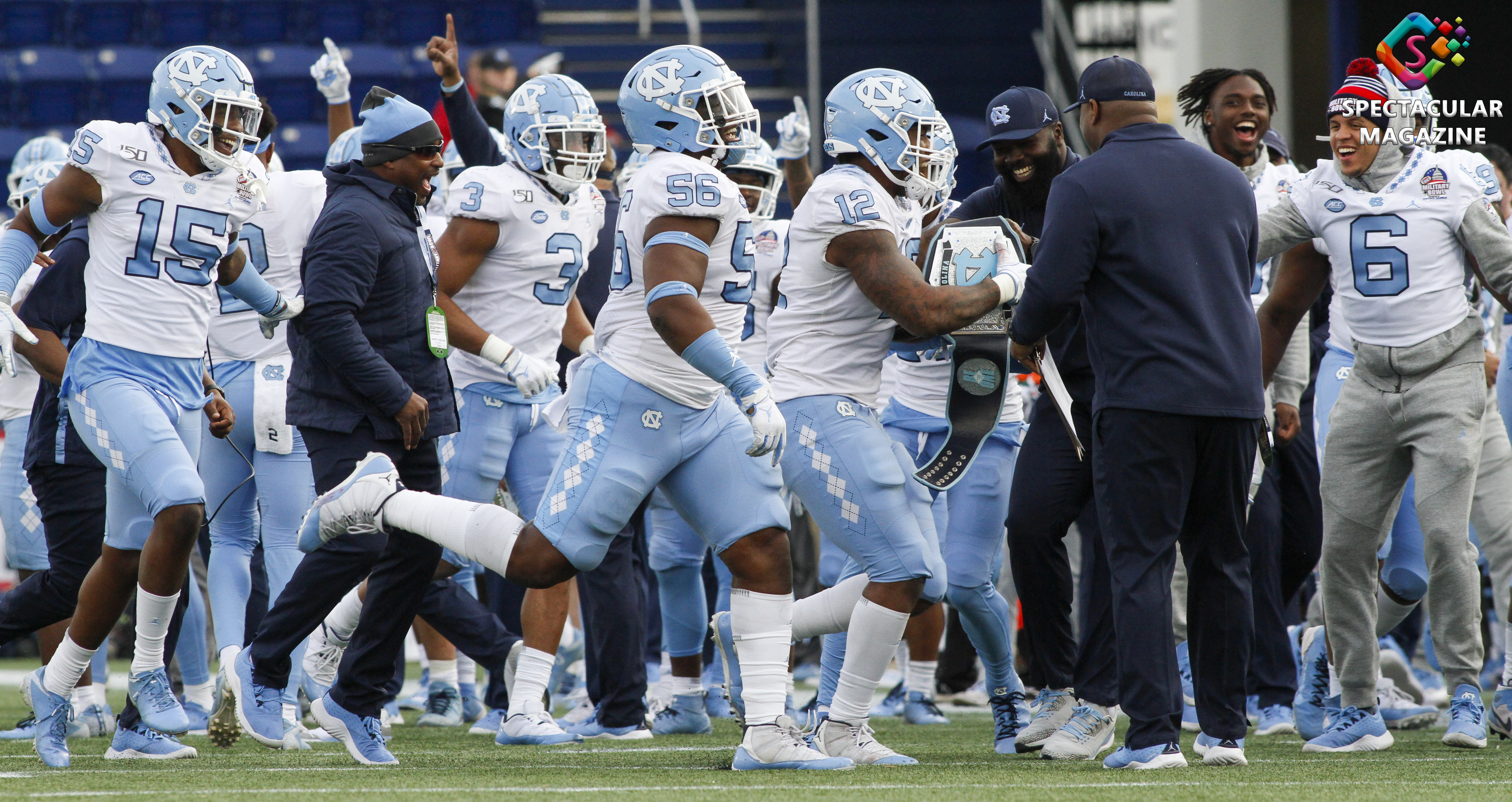 Tomon Fox, North Carolina vs. Temple Football 2019 Military Bowl