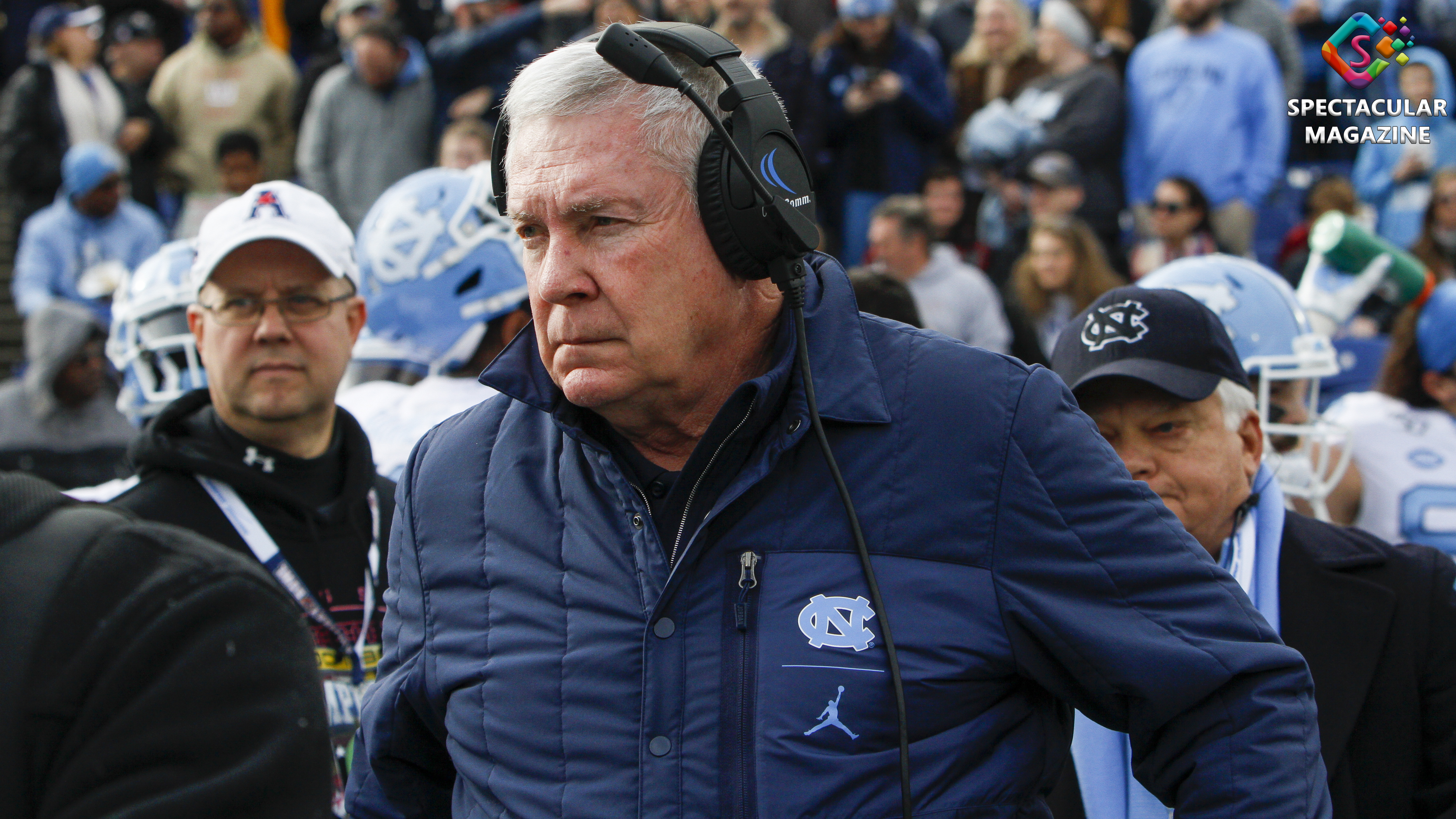 Mack Brown North Carolina vs. Temple Football 2019 Military Bowl