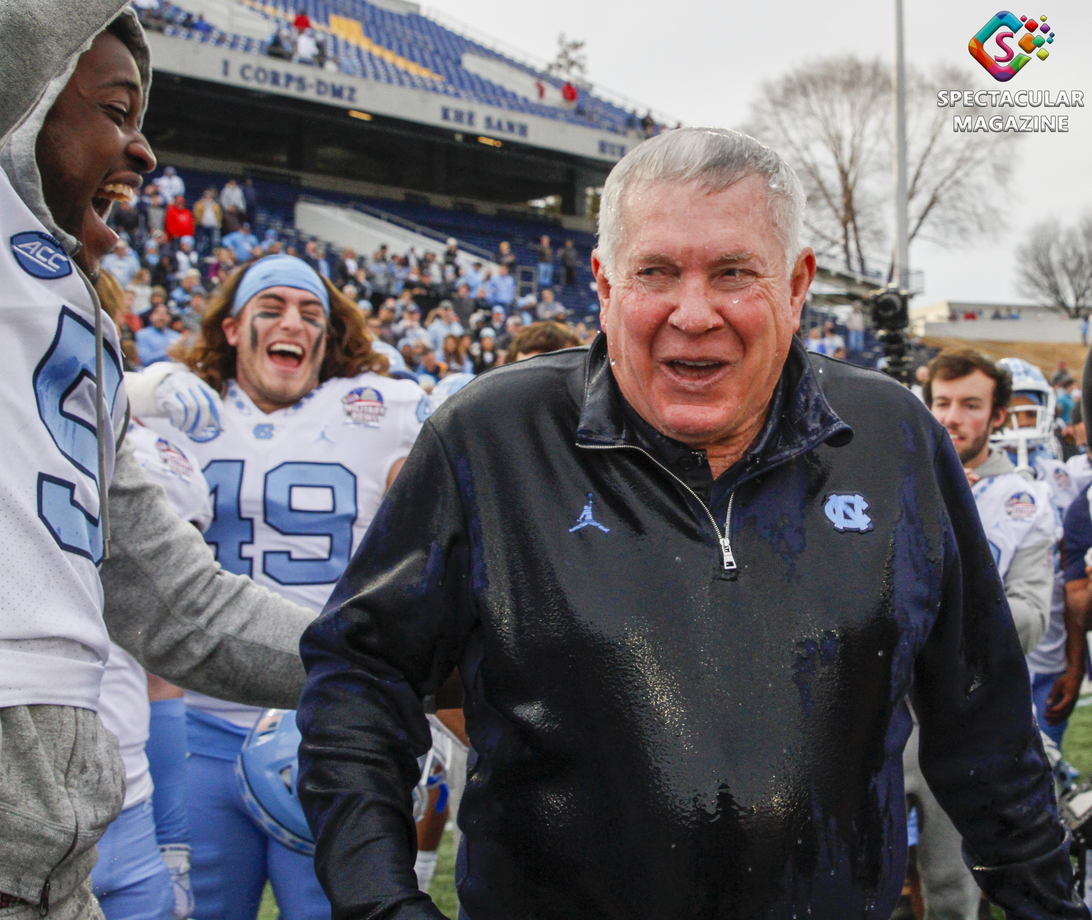 Mack Brown, North Carolina vs. Temple Football 2019 Military Bowl