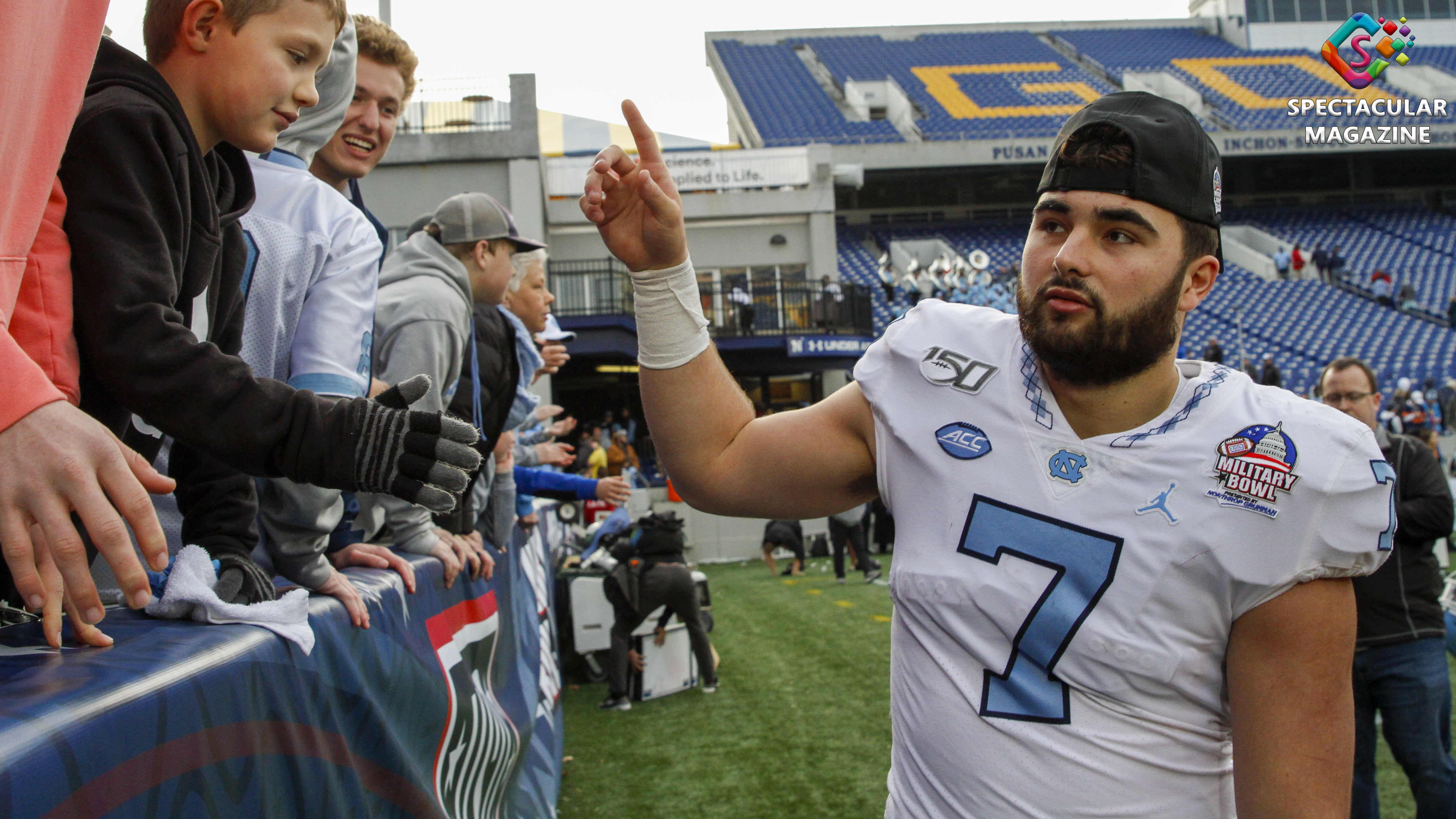 Sam Howell UNC, North Carolina vs. Temple Football 2019 Military Bowl