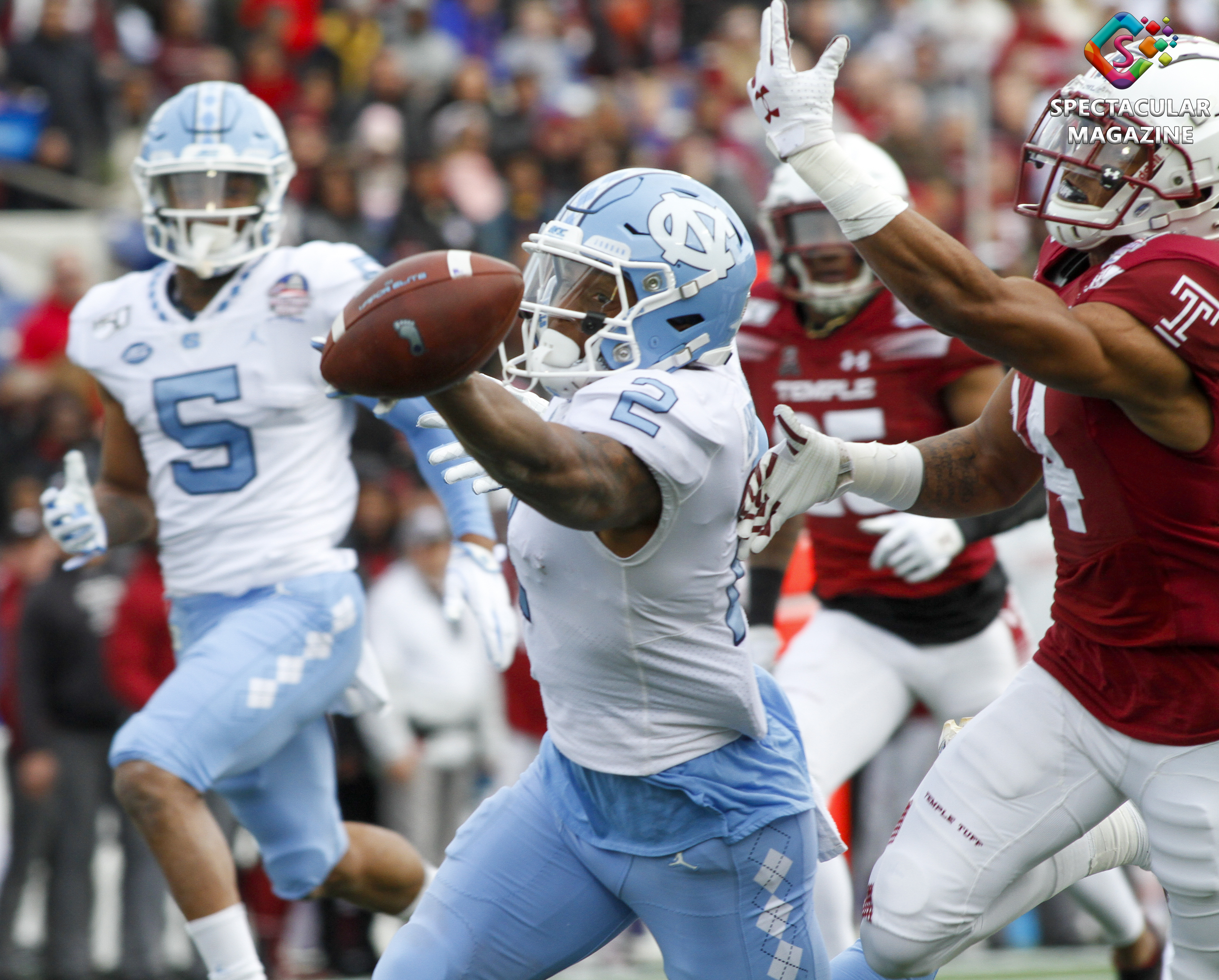Dyami Brown, North Carolina vs. Temple Football 2019 Military Bowl