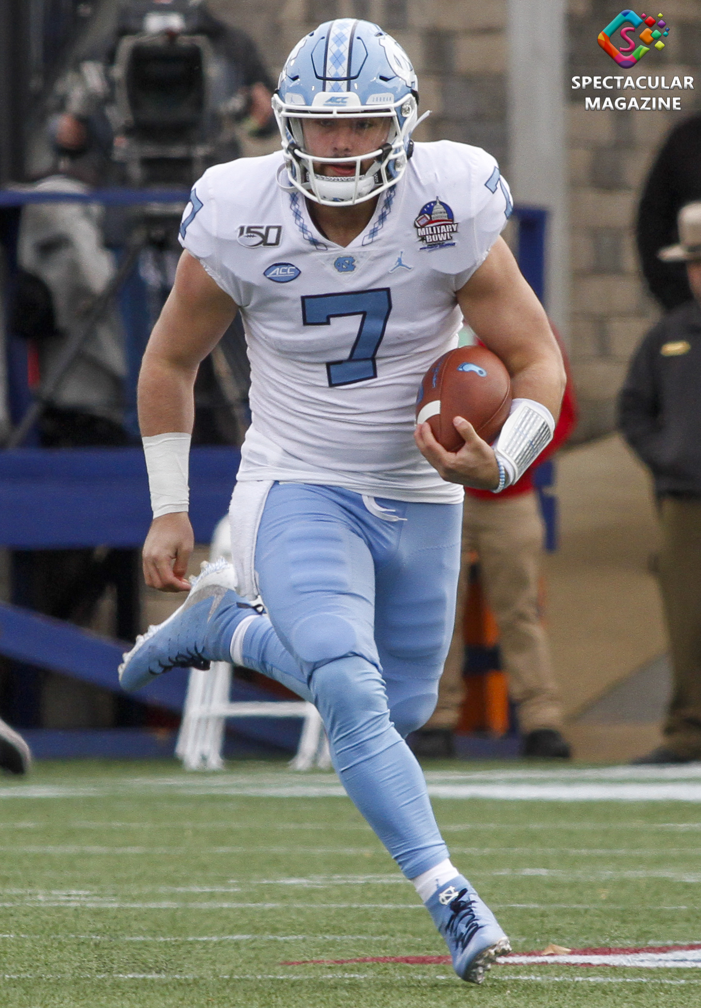 Sam Howell, North Carolina vs. Temple Football 2019 Military Bowl