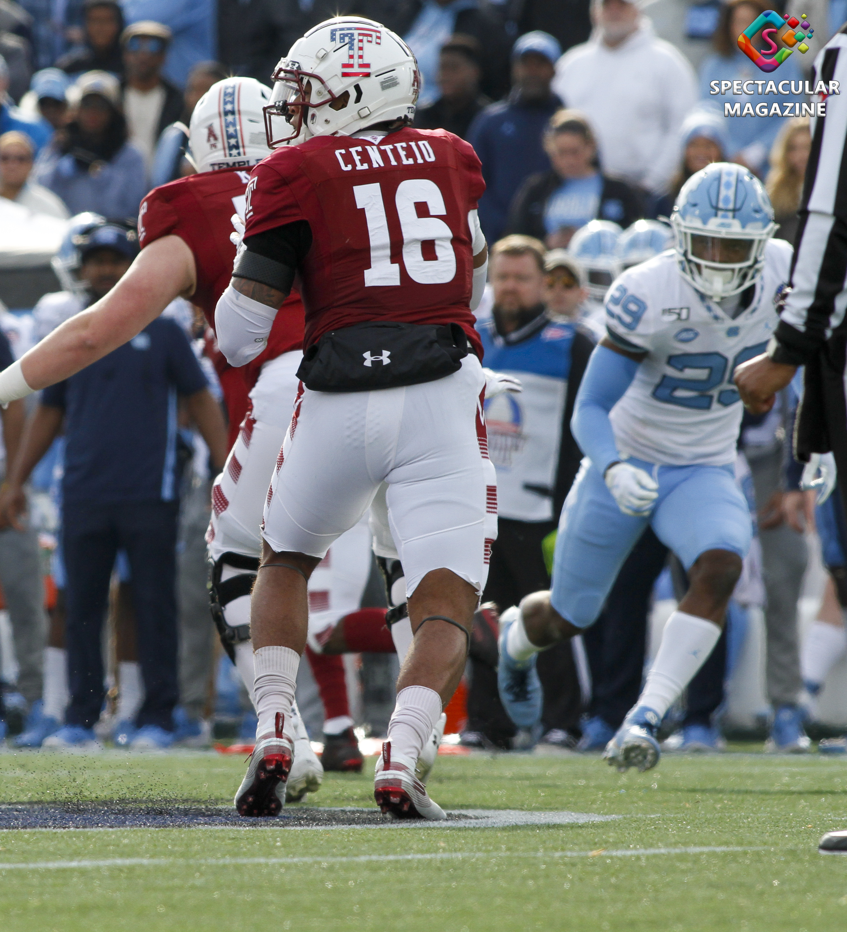 Todd Centeio, North Carolina vs. Temple Football 2019 Military Bowl