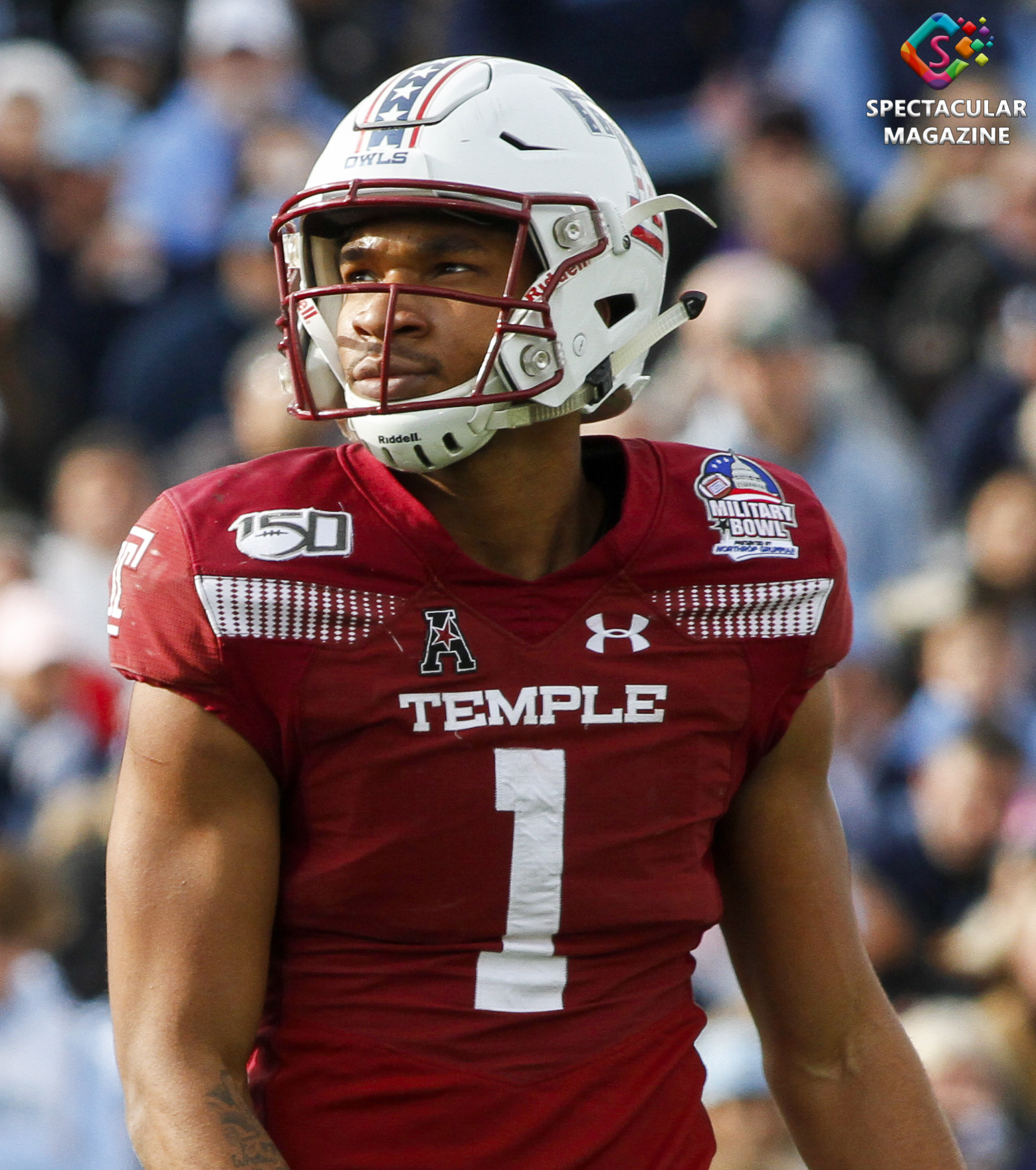 Braden Mack, North Carolina vs. Temple Football 2019 Military Bowl