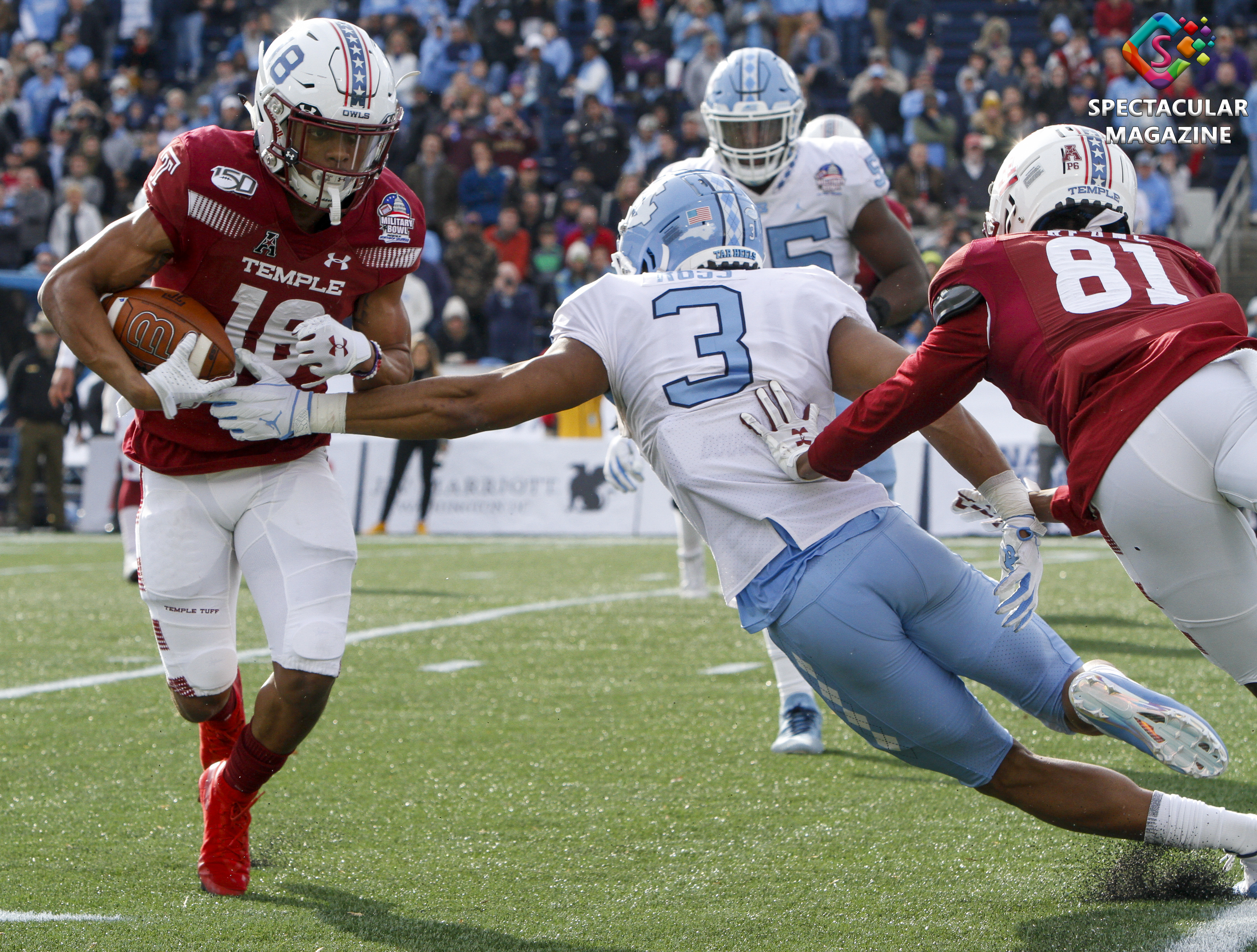 Jadan Blue , North Carolina vs. Temple Football 2019 Military Bowl