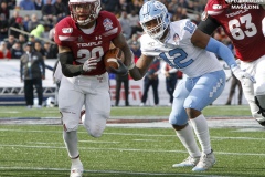 Re'Mahn Davis, North Carolina vs. Temple Football 2019 Military Bowl