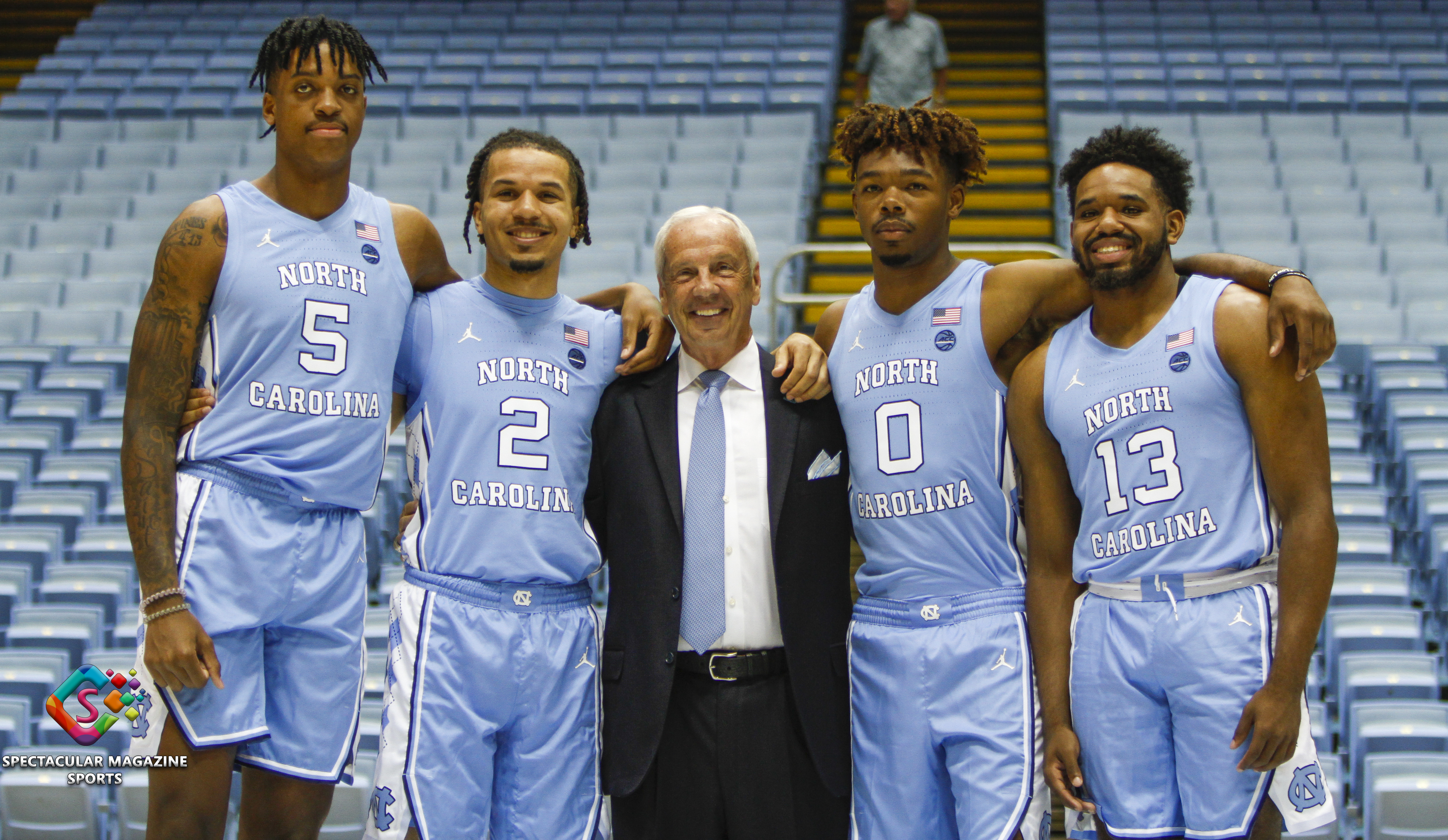 The North Carolina Men's Basketball team held their annual media day on Oct. 2, 2019, at the Dean Smith Center in Chapel Hill, N.C.