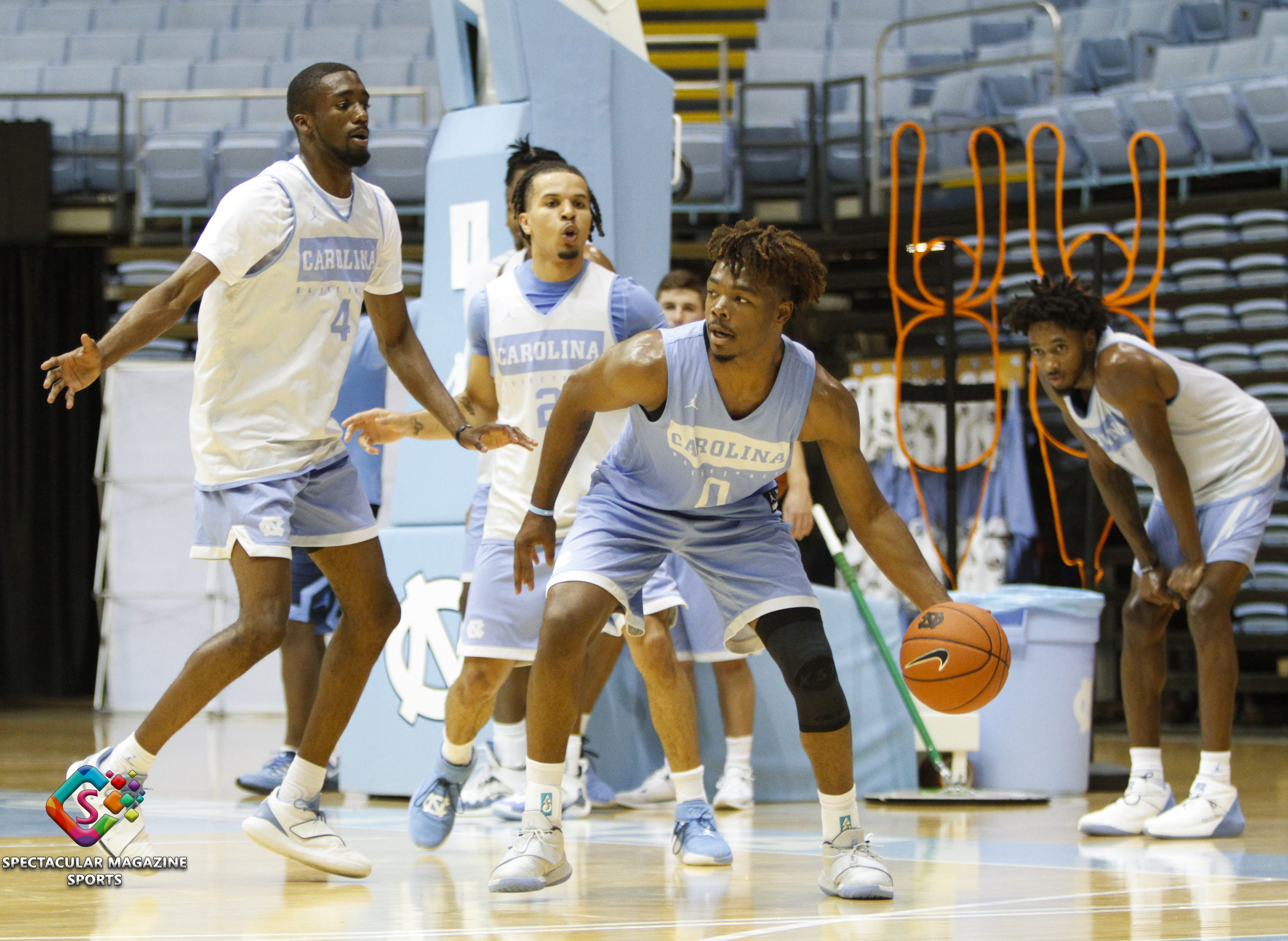 The North Carolina Men's Basketball team held their annual media day on Oct. 2, 2019, at the Dean Smith Center in Chapel Hill, N.C.