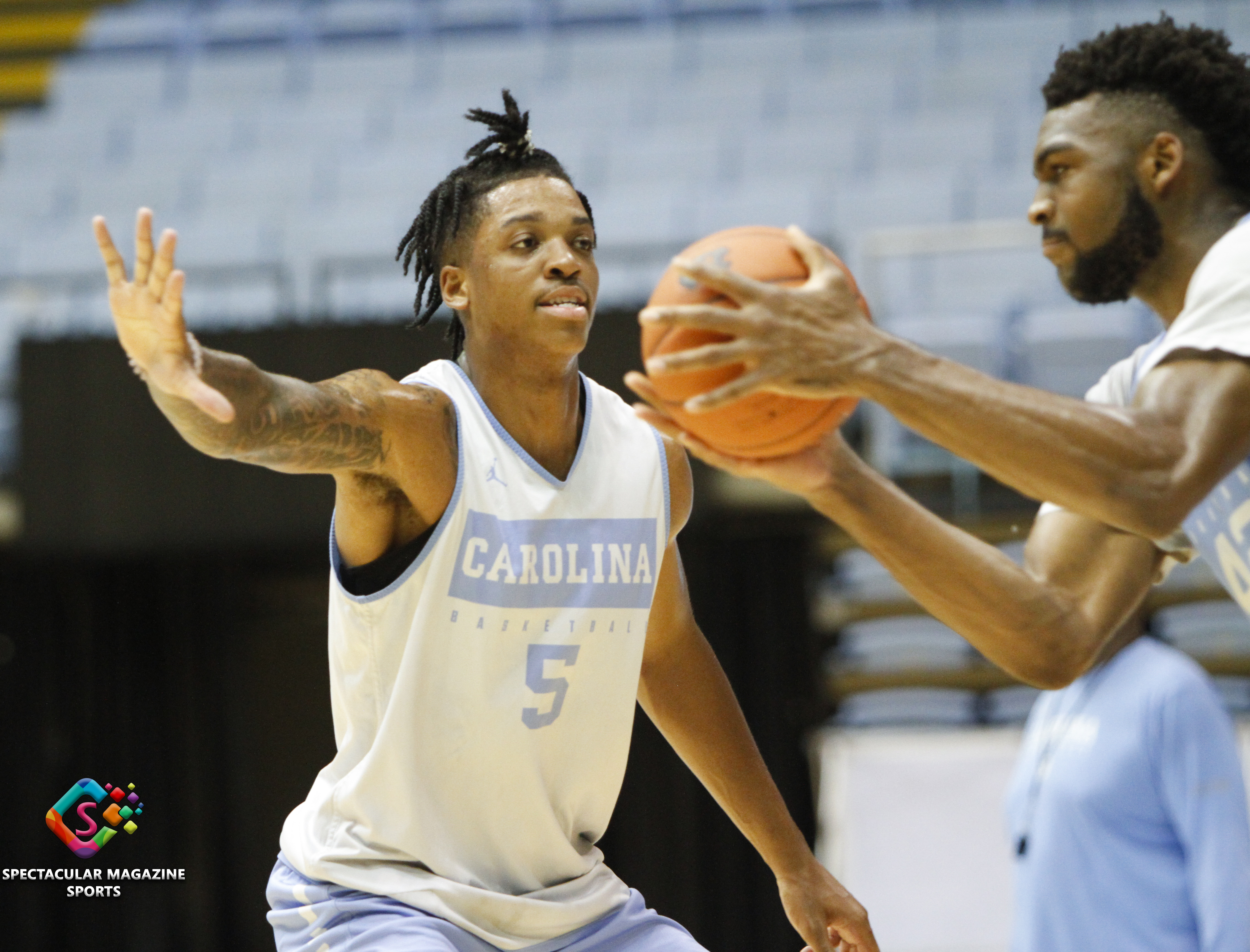 The North Carolina Men's Basketball team held their annual media day on Oct. 2, 2019, at the Dean Smith Center in Chapel Hill, N.C.
