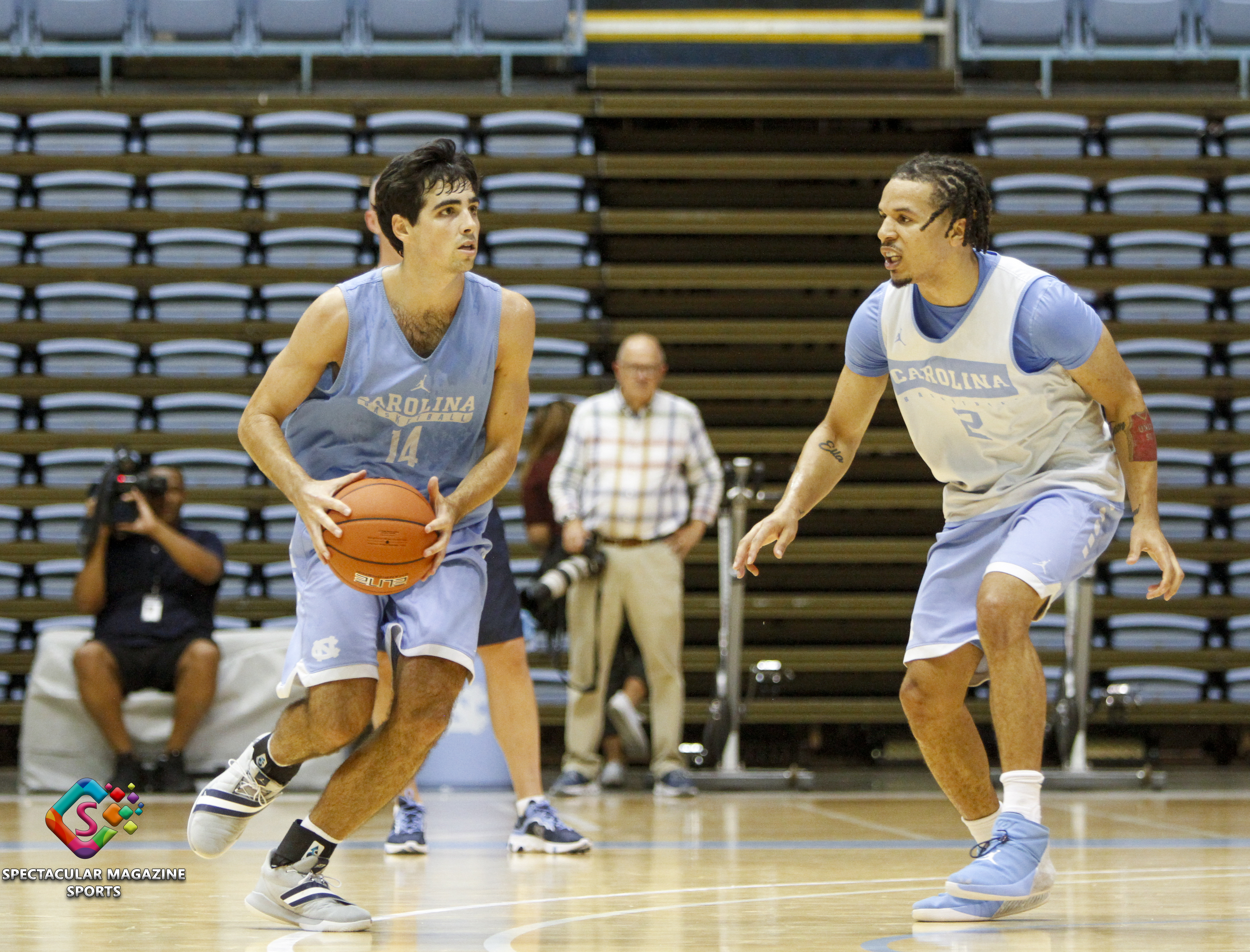 The North Carolina Men's Basketball team held their annual media day on Oct. 2, 2019, at the Dean Smith Center in Chapel Hill, N.C.
