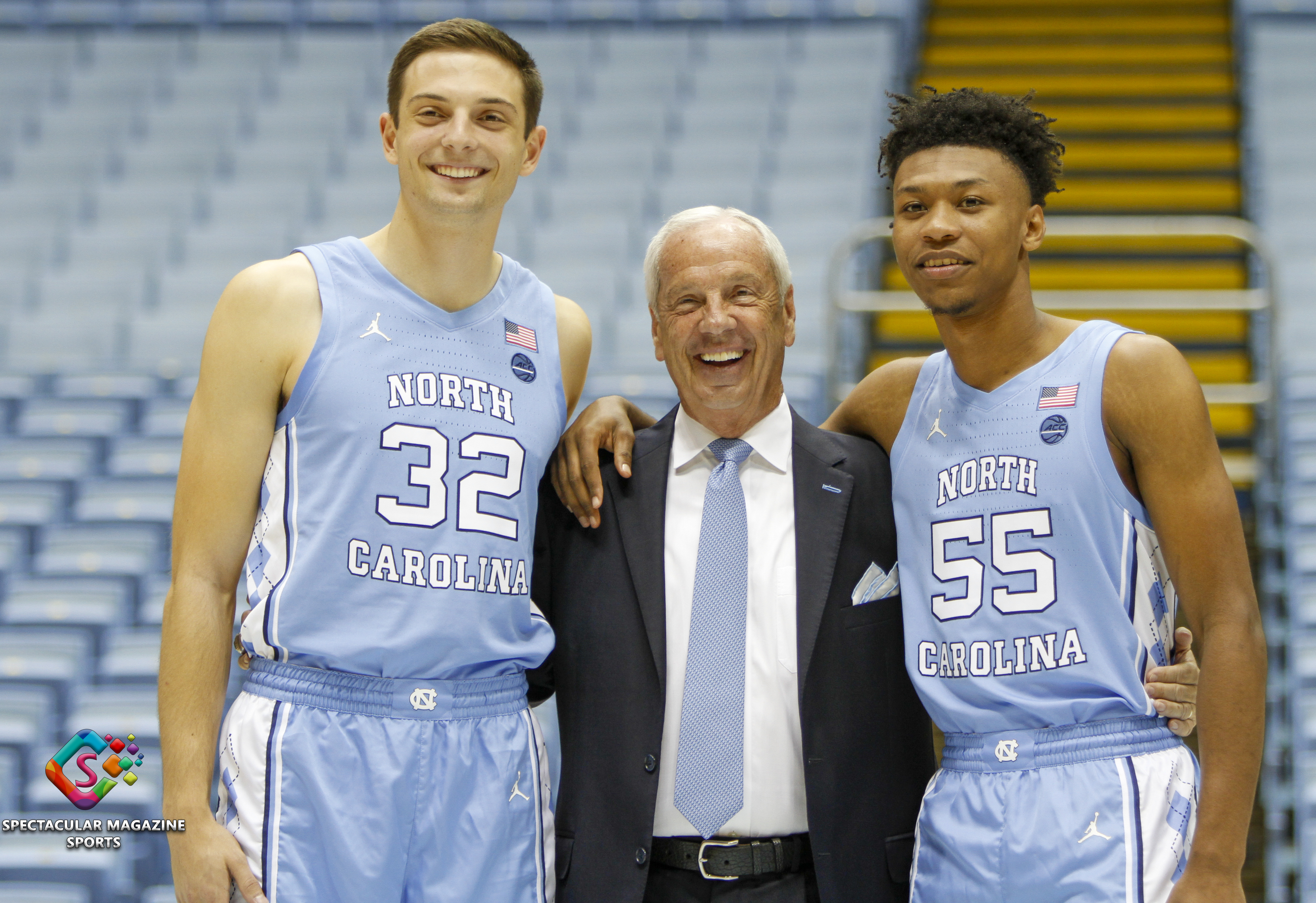 The North Carolina Men's Basketball team held their annual media day on Oct. 2, 2019, at the Dean Smith Center in Chapel Hill, N.C.