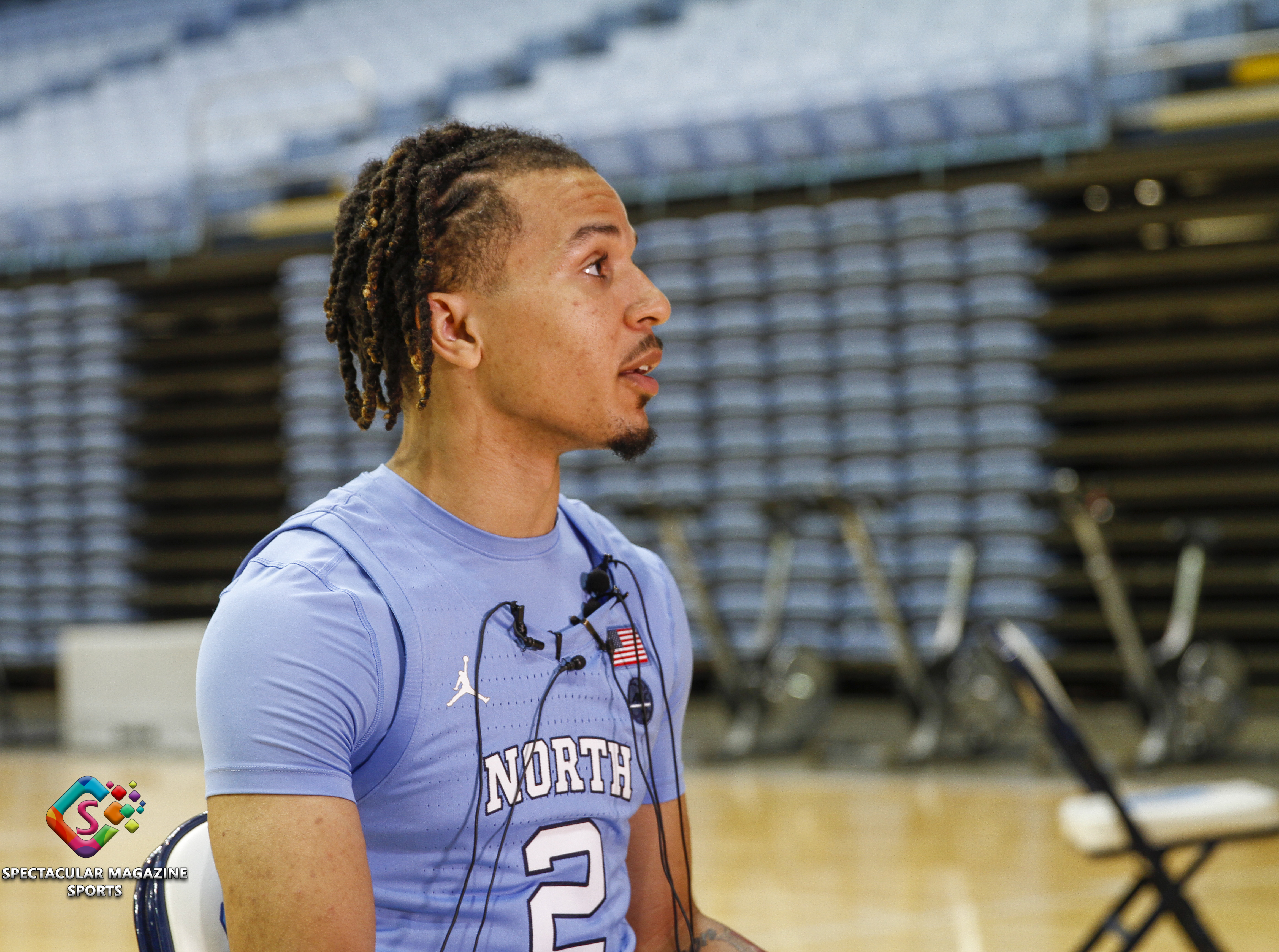 The North Carolina Men's Basketball team held their annual media day on Oct. 2, 2019, at the Dean Smith Center in Chapel Hill, N.C.