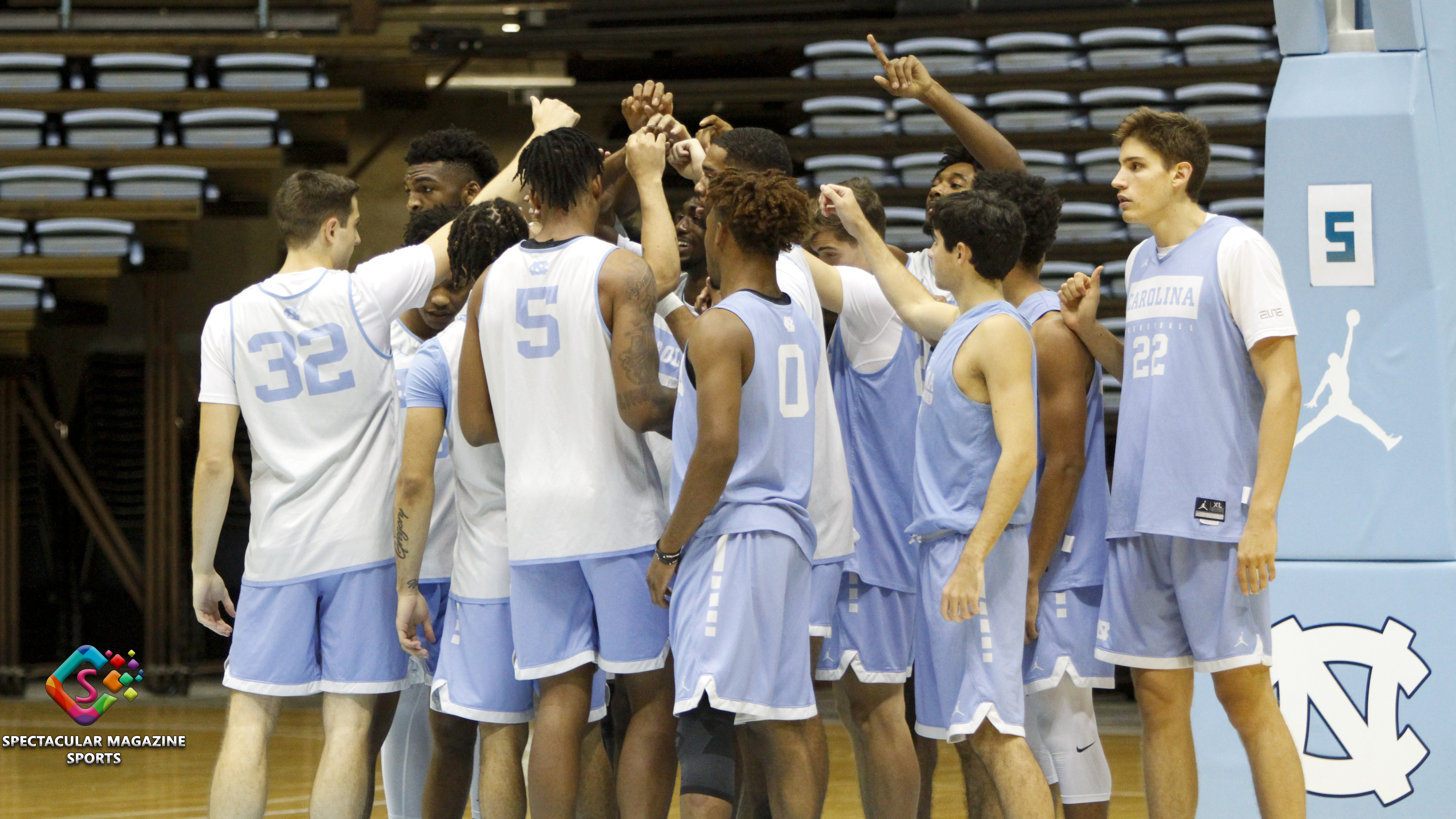 The North Carolina Men's Basketball team held their annual media day on Oct. 2, 2019, at the Dean Smith Center in Chapel Hill, N.C.