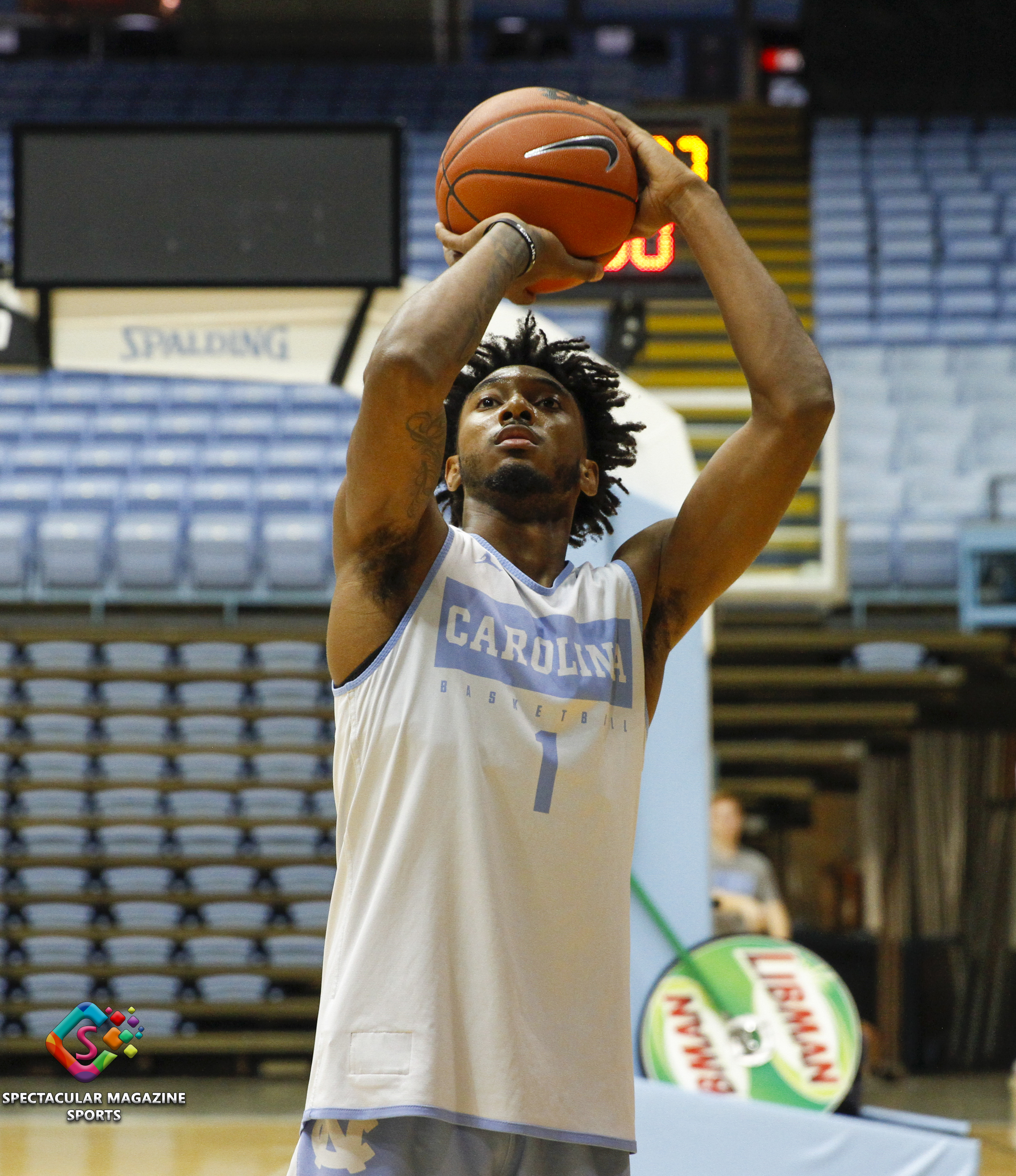 The North Carolina Men's Basketball team held their annual media day on Oct. 2, 2019, at the Dean Smith Center in Chapel Hill, N.C.