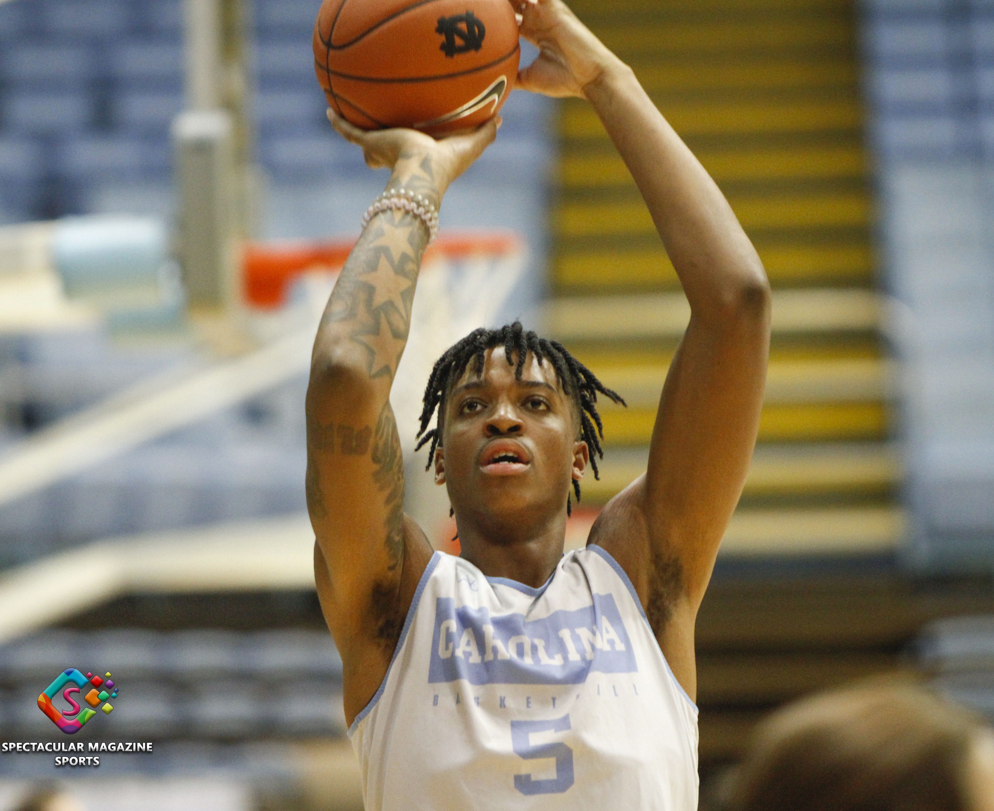 The North Carolina Men's Basketball team held their annual media day on Oct. 2, 2019, at the Dean Smith Center in Chapel Hill, N.C.