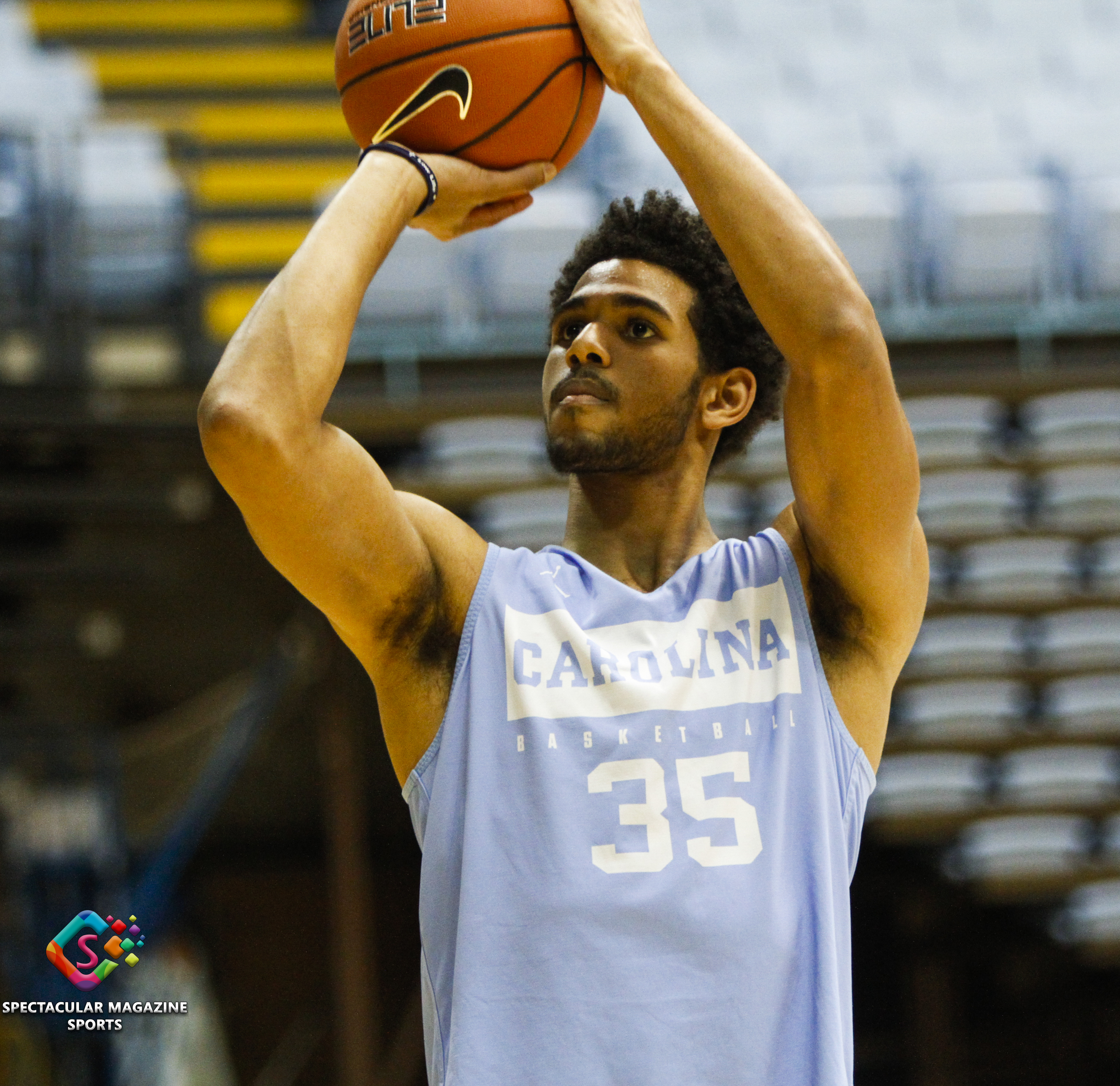 The North Carolina Men's Basketball team held their annual media day on Oct. 2, 2019, at the Dean Smith Center in Chapel Hill, N.C.