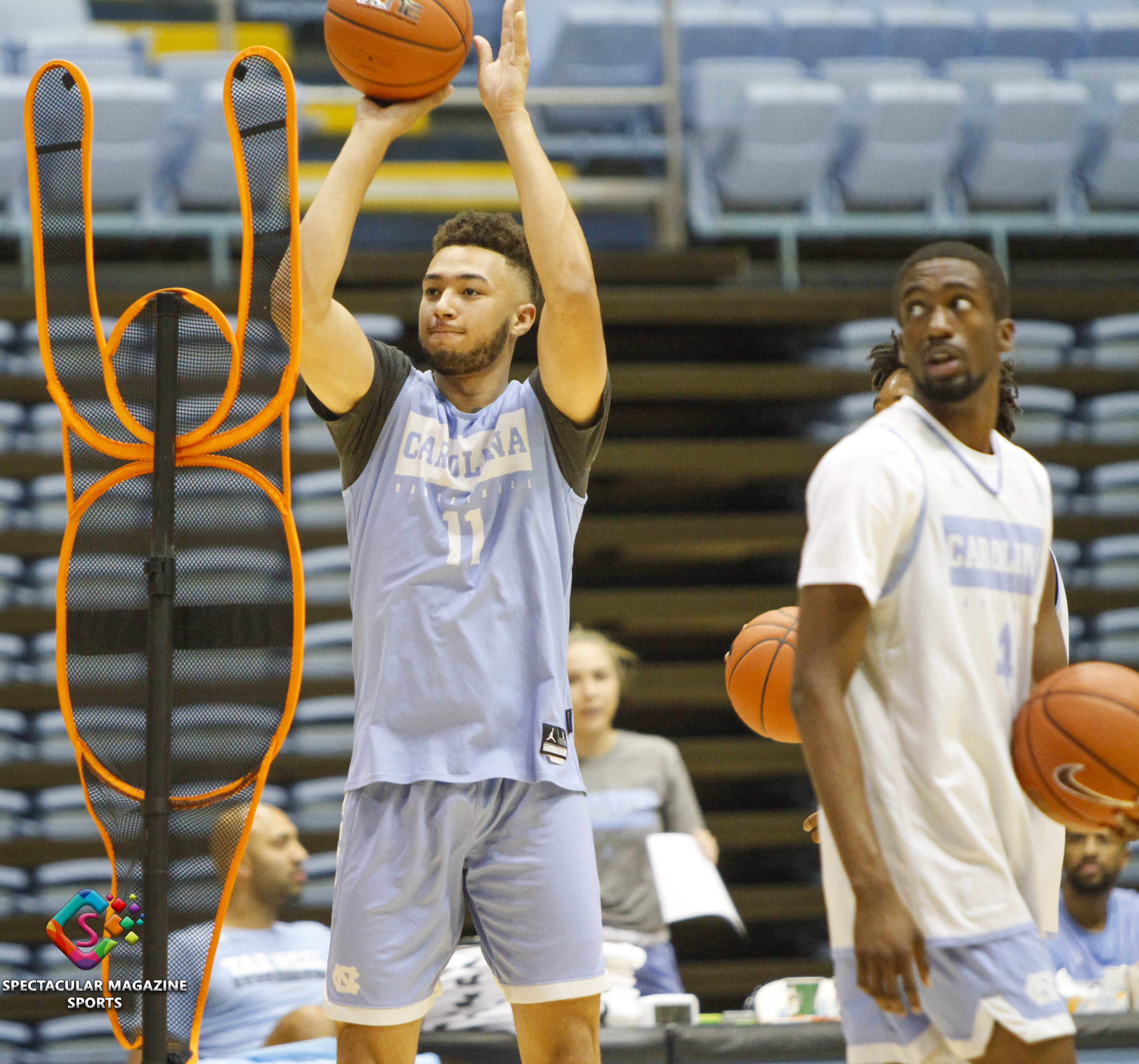 The North Carolina Men's Basketball team held their annual media day on Oct. 2, 2019, at the Dean Smith Center in Chapel Hill, N.C.