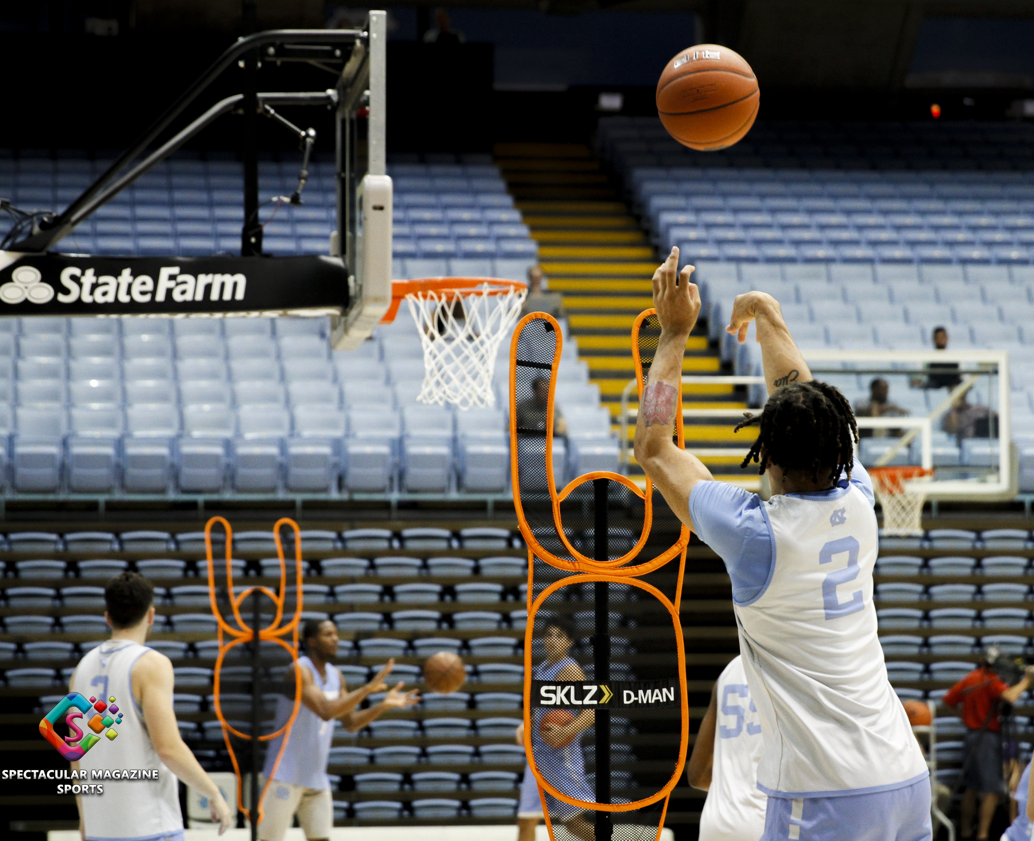 The North Carolina Men's Basketball team held their annual media day on Oct. 2, 2019, at the Dean Smith Center in Chapel Hill, N.C.