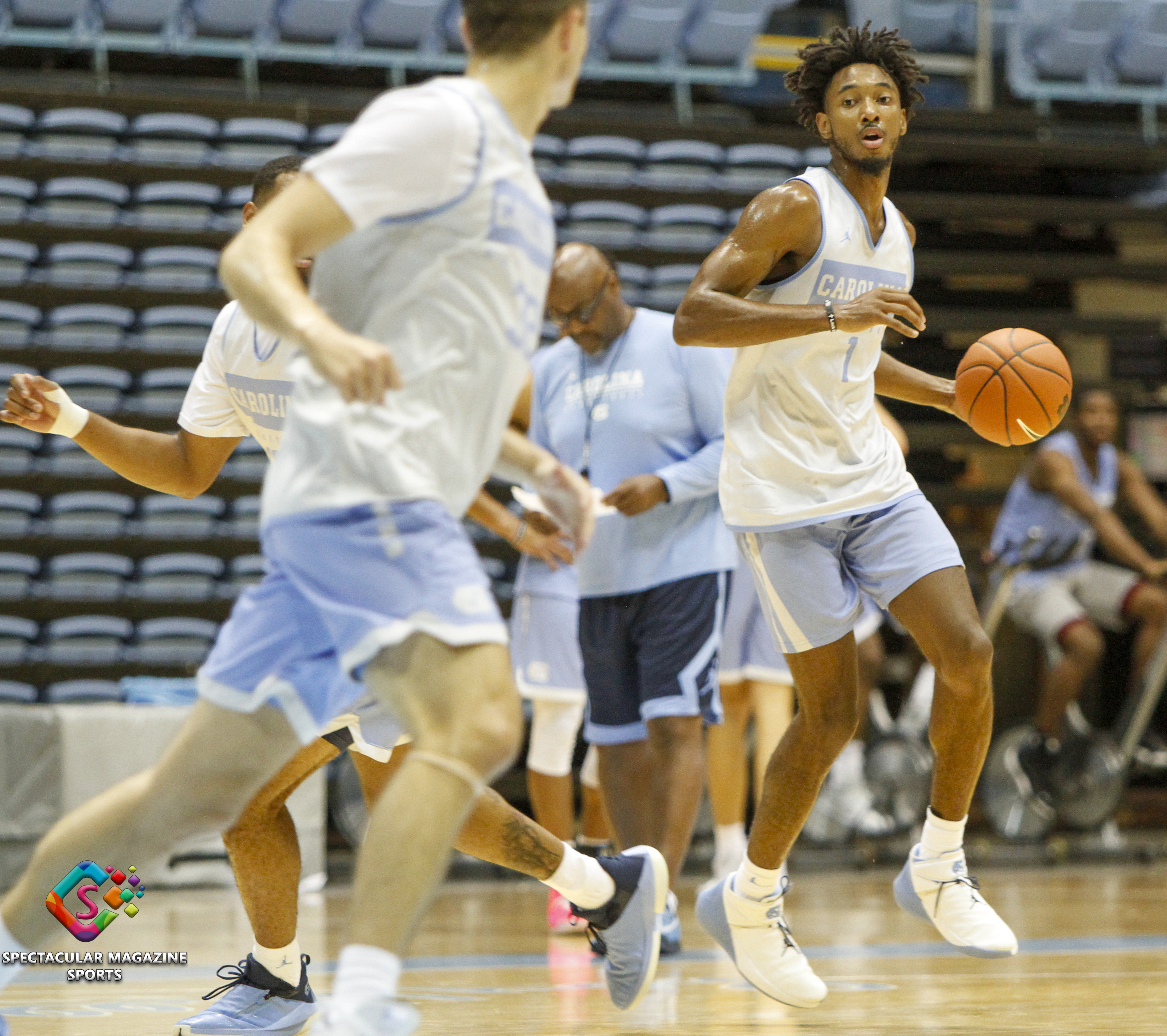 The North Carolina Men's Basketball team held their annual media day on Oct. 2, 2019, at the Dean Smith Center in Chapel Hill, N.C.