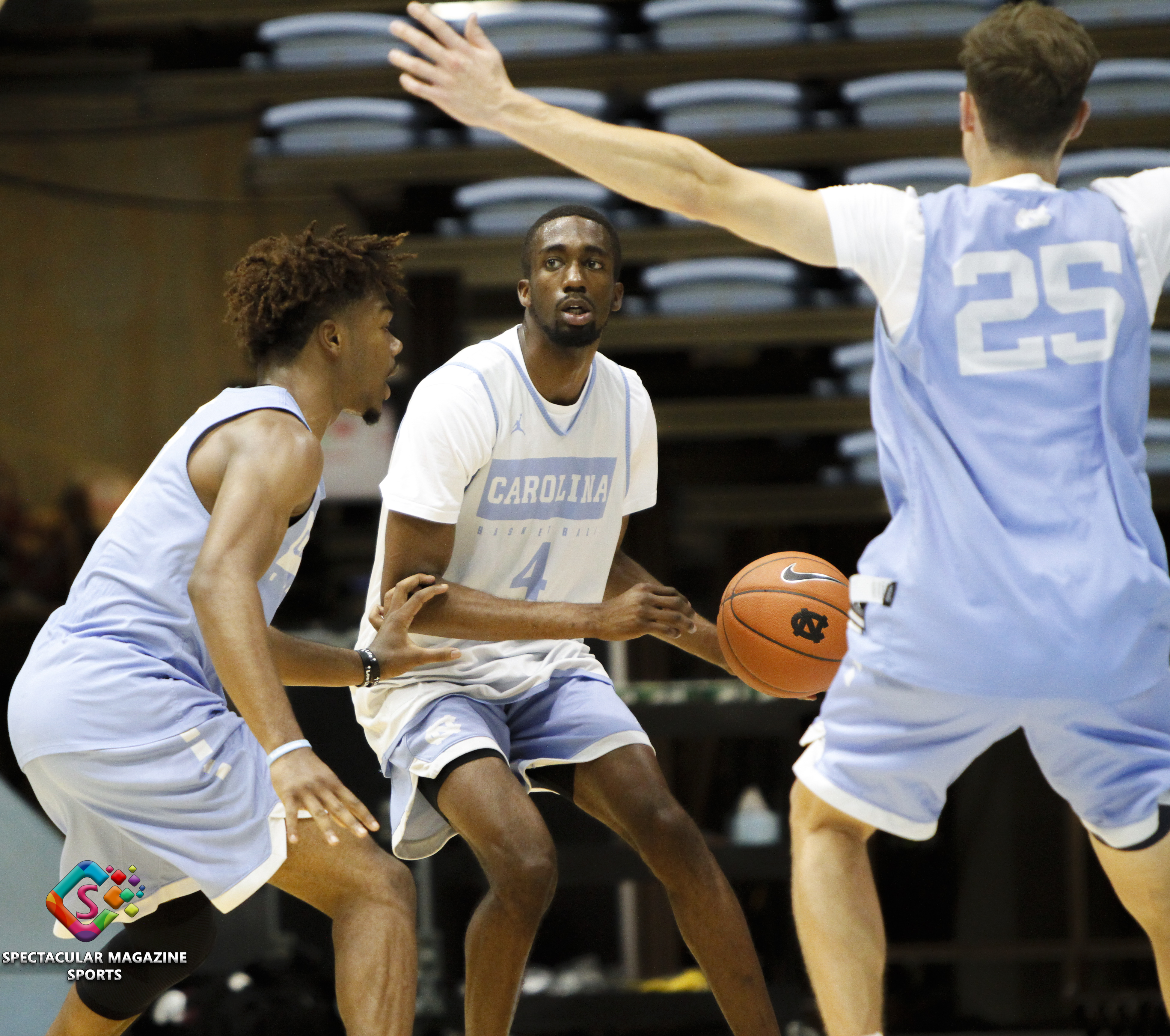 The North Carolina Men's Basketball team held their annual media day on Oct. 2, 2019, at the Dean Smith Center in Chapel Hill, N.C.
