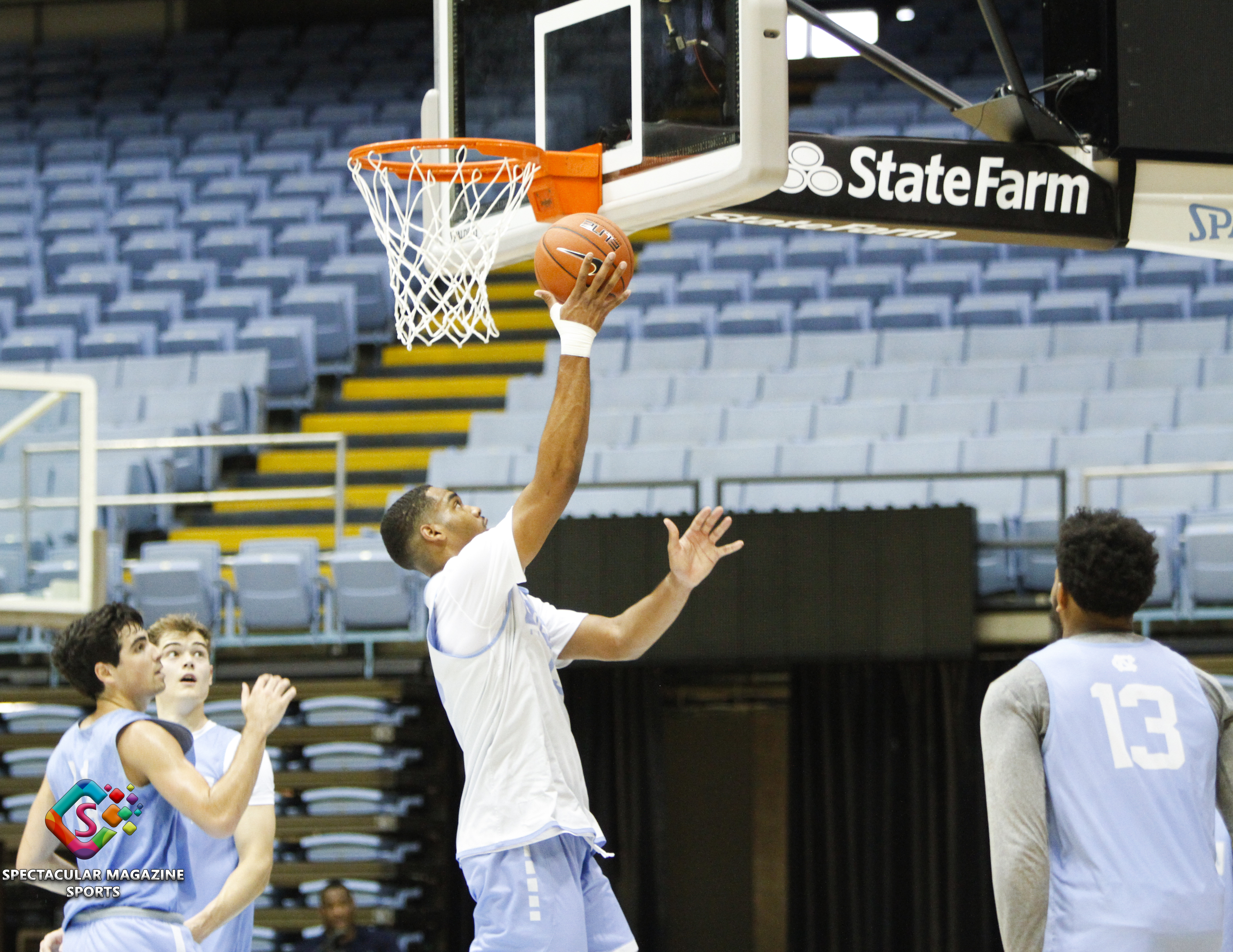 The North Carolina Men's Basketball team held their annual media day on Oct. 2, 2019, at the Dean Smith Center in Chapel Hill, N.C.