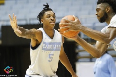 The North Carolina Men's Basketball team held their annual media day on Oct. 2, 2019, at the Dean Smith Center in Chapel Hill, N.C.