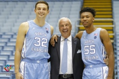 The North Carolina Men's Basketball team held their annual media day on Oct. 2, 2019, at the Dean Smith Center in Chapel Hill, N.C.