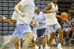 The North Carolina Men's Basketball team held their annual media day on Oct. 2, 2019, at the Dean Smith Center in Chapel Hill, N.C.