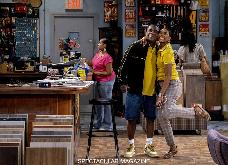 Tracy Morgan as Francois “Frank” Crutchfield and Adrianna Mitchell as Jamilah in Crutch, episode 5, season 1 streaming on Paramount+, 2025. Photo Credit: JoJo Whilden/Paramount+