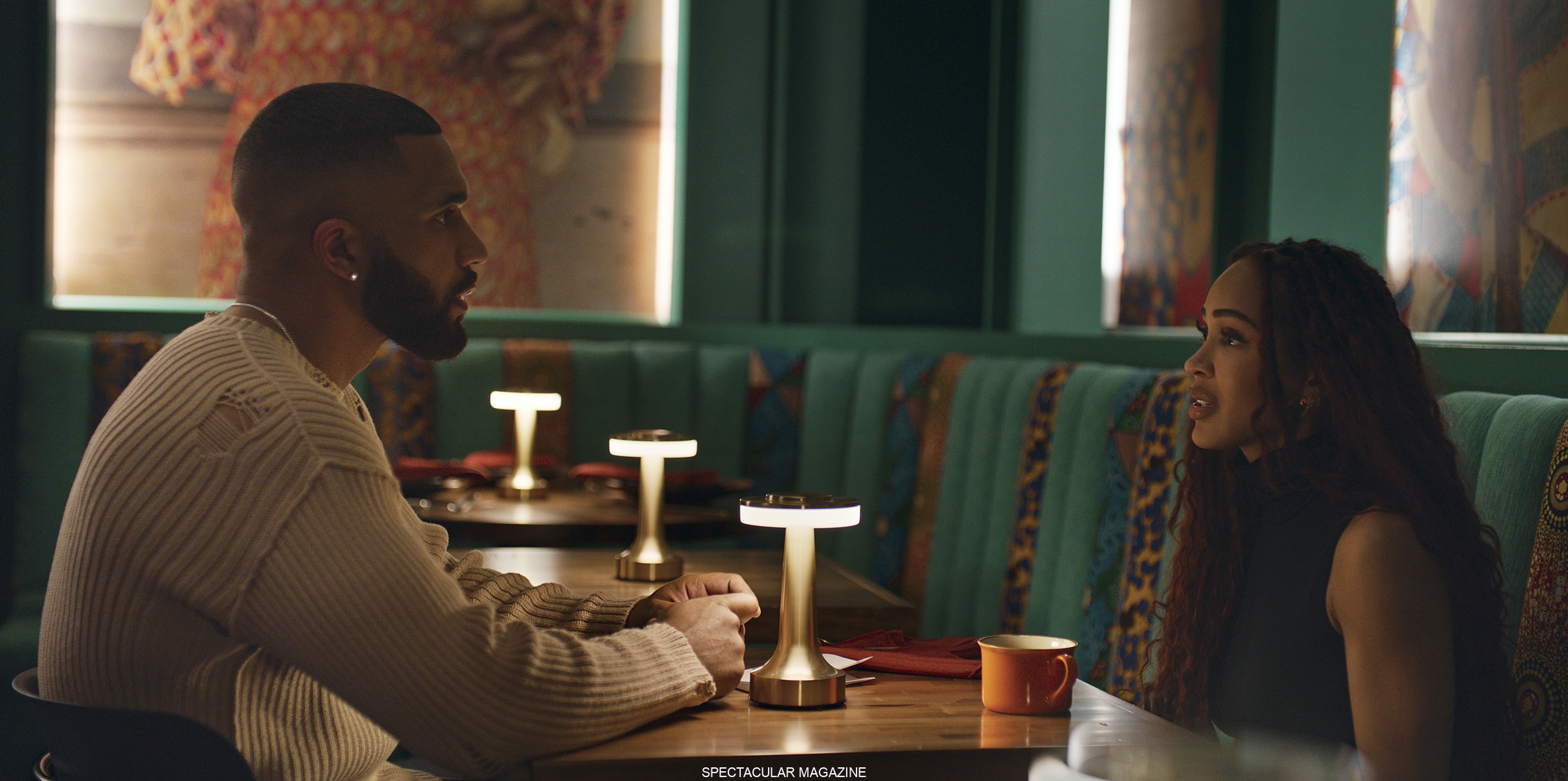 Ian (Tyler Lepley) and Camille (Meagan Good) in HARLEM S3 Photo Credit: Courtesy of Prime © Amazon Content Services LLC