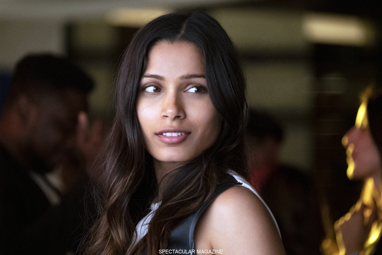 Freida Pinto as Alex Leslie in Needle in a Timestack. Photo Credit: Cate Cameron/Lionsgate