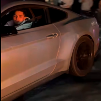 Silver-Mustang-Driver