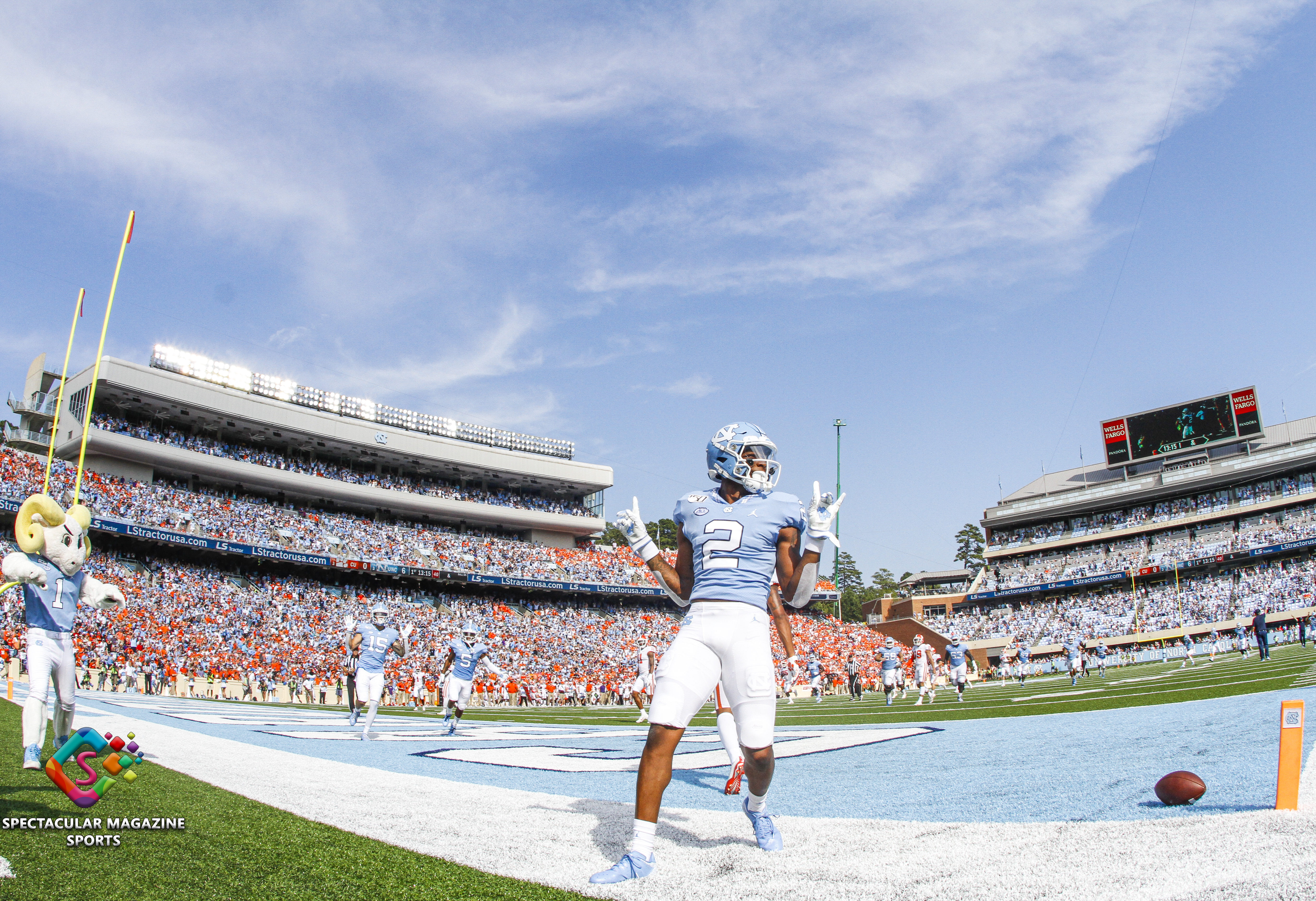 The Clemson Tigers defeated the North Carolina Tar Heels 21-20 on Saturday, Sept. 28, 2019, at Kenan Stadium in Chapel Hill, N.C.