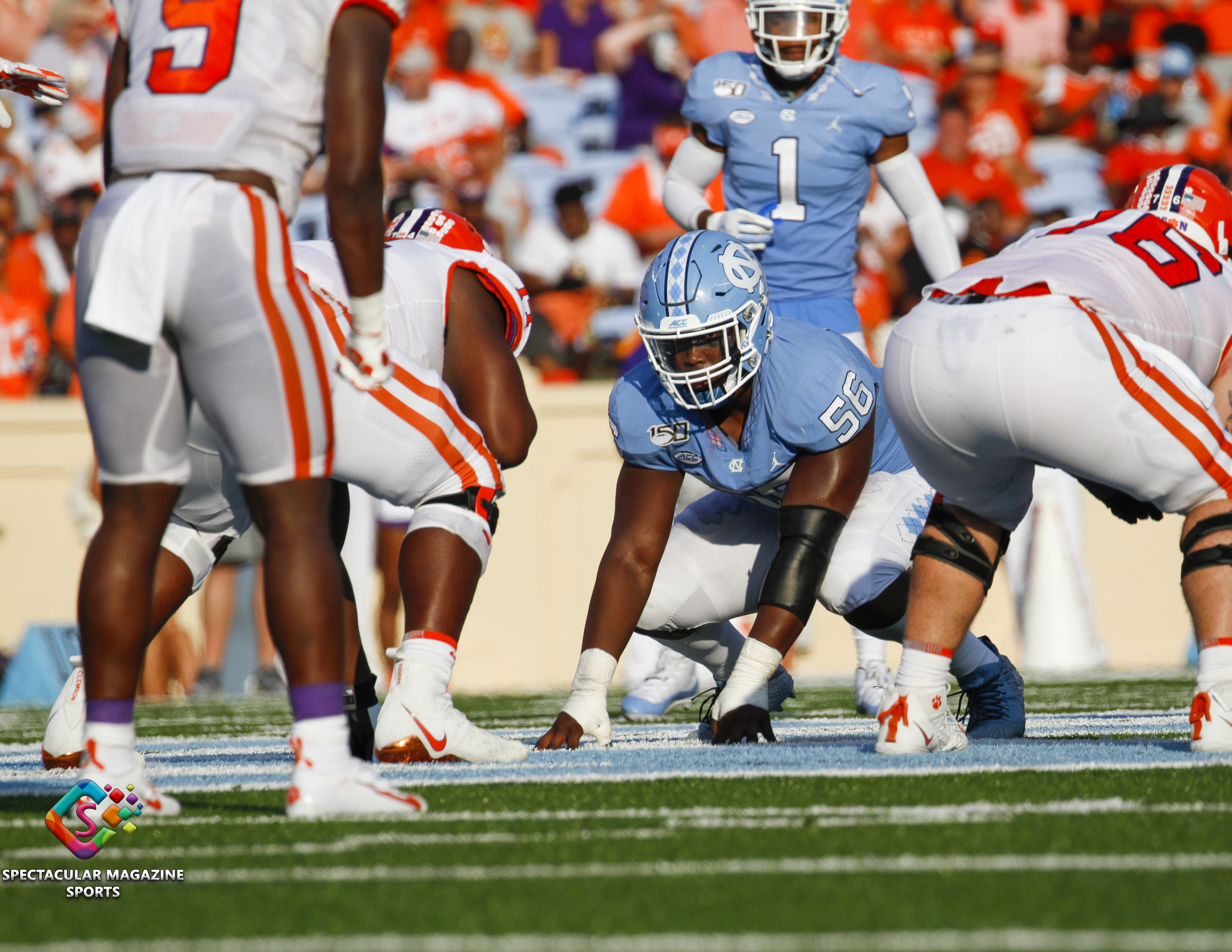 The Clemson Tigers defeated the North Carolina Tar Heels 21-20 on Saturday, Sept. 28, 2019, at Kenan Stadium in Chapel Hill, N.C.