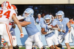 The Clemson Tigers defeated the North Carolina Tar Heels 21-20 on Saturday, Sept. 28, 2019, at Kenan Stadium in Chapel Hill, N.C.