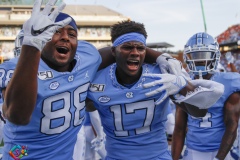 The Clemson Tigers defeated the North Carolina Tar Heels 21-20 on Saturday, Sept. 28, 2019, at Kenan Stadium in Chapel Hill, N.C.