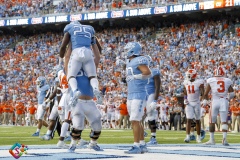 The Clemson Tigers defeated the North Carolina Tar Heels 21-20 on Saturday, Sept. 28, 2019, at Kenan Stadium in Chapel Hill, N.C.