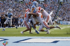 The Clemson Tigers defeated the North Carolina Tar Heels 21-20 on Saturday, Sept. 28, 2019, at Kenan Stadium in Chapel Hill, N.C.