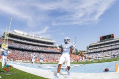 The Clemson Tigers defeated the North Carolina Tar Heels 21-20 on Saturday, Sept. 28, 2019, at Kenan Stadium in Chapel Hill, N.C.