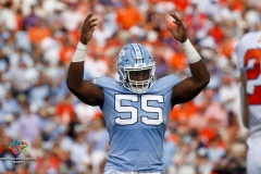 The Clemson Tigers defeated the North Carolina Tar Heels 21-20 on Saturday, Sept. 28, 2019, at Kenan Stadium in Chapel Hill, N.C.