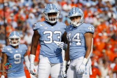 The Clemson Tigers defeated the North Carolina Tar Heels 21-20 on Saturday, Sept. 28, 2019, at Kenan Stadium in Chapel Hill, N.C.