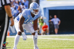 The Clemson Tigers defeated the North Carolina Tar Heels 21-20 on Saturday, Sept. 28, 2019, at Kenan Stadium in Chapel Hill, N.C.