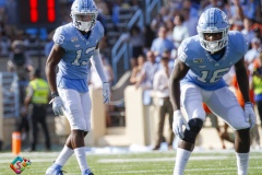 The Clemson Tigers defeated the North Carolina Tar Heels 21-20 on Saturday, Sept. 28, 2019, at Kenan Stadium in Chapel Hill, N.C.