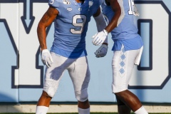 The Clemson Tigers defeated the North Carolina Tar Heels 21-20 on Saturday, Sept. 28, 2019, at Kenan Stadium in Chapel Hill, N.C.