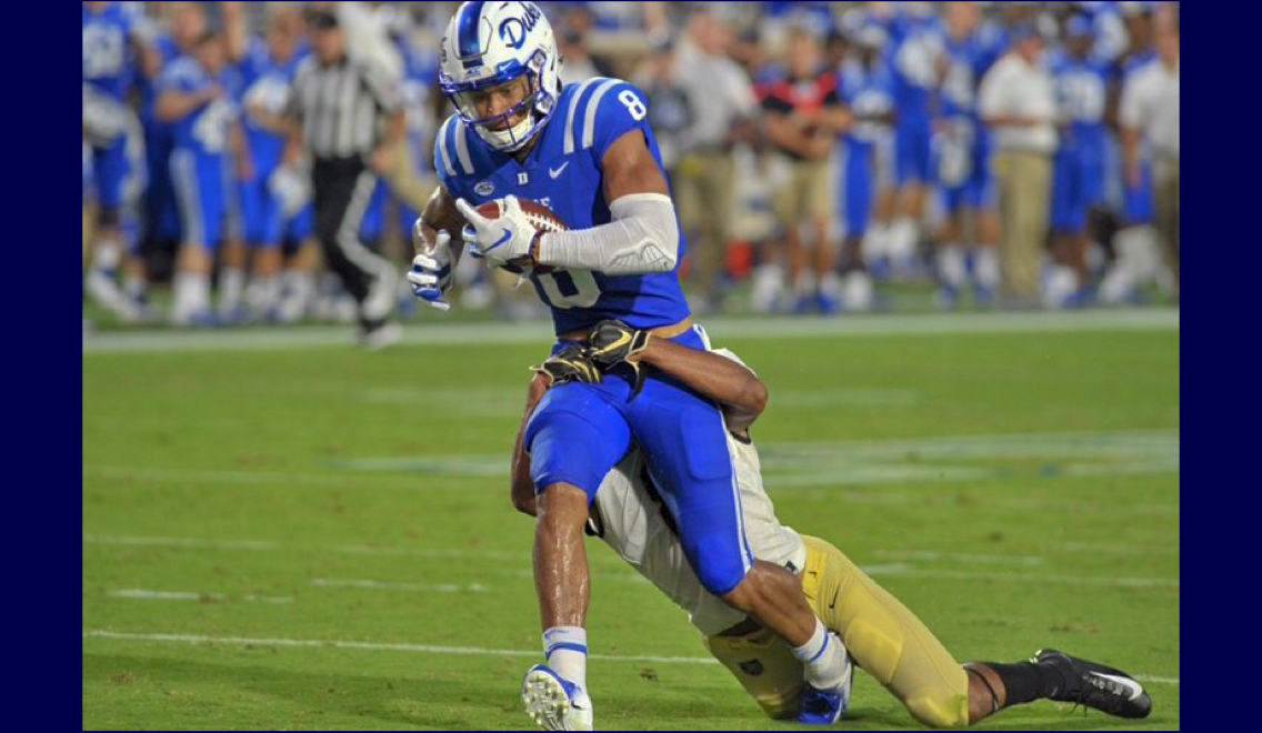 Young’s Career Day Leads Blue Devils Past Army 34-14