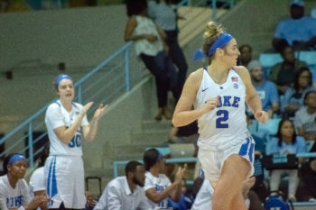 Duke Blue Devis first team All-ACC guard Haley Gorecki